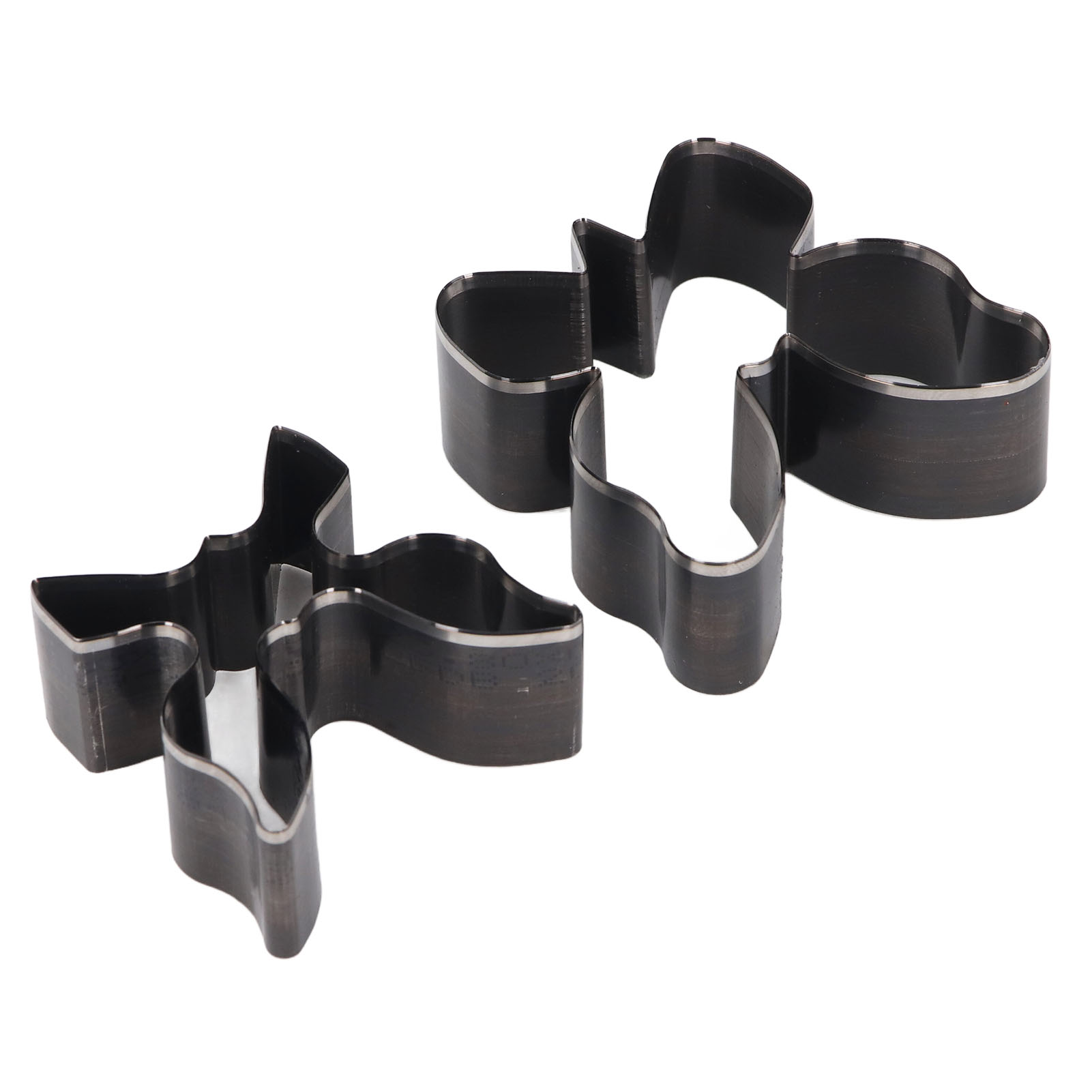 Set Mit 2 Schmetterlingsförmigen Lederstanzformen Zum Basteln