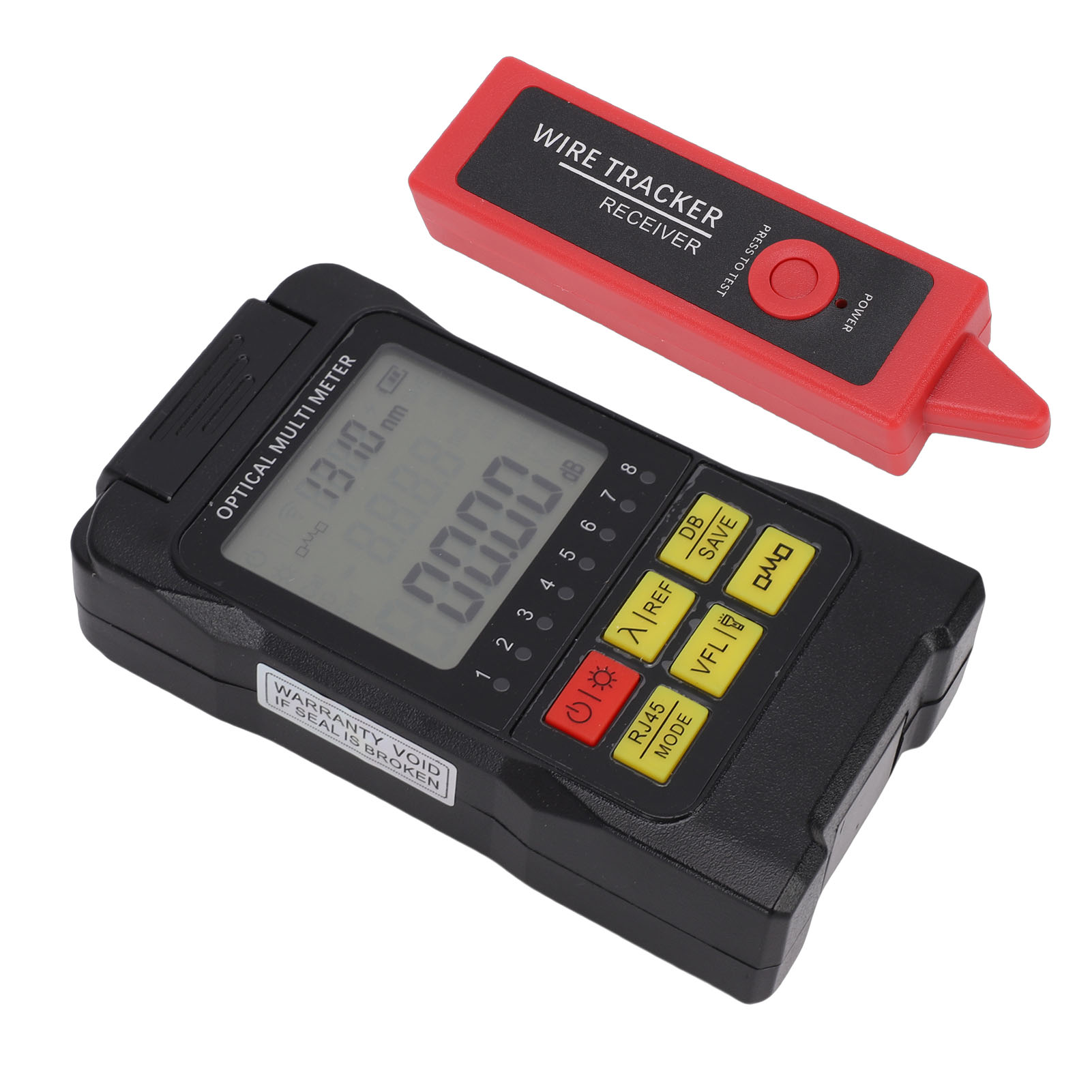 Kompaktes Und Hochpräzises Optisches Wattmeter Mit Glasfaserverfolgung Für Die Wartung Von Telekommunikations- Und Fernsehkabeln.