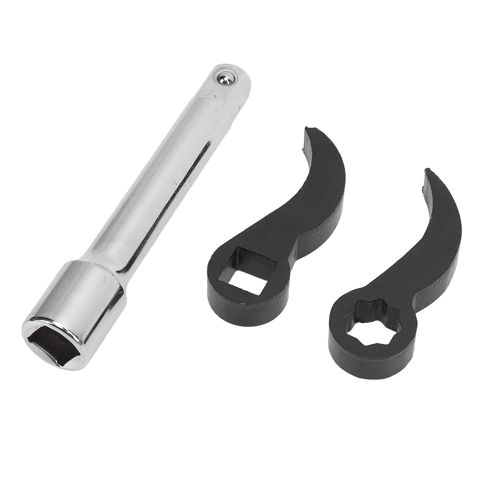 Satz Aus 3 Adaptern Für Hebel- Und Verstellbare Schraubenschlüssel, Mit Vierkant- Und Sternhebelköpfen Und 1/2"-antrieb.