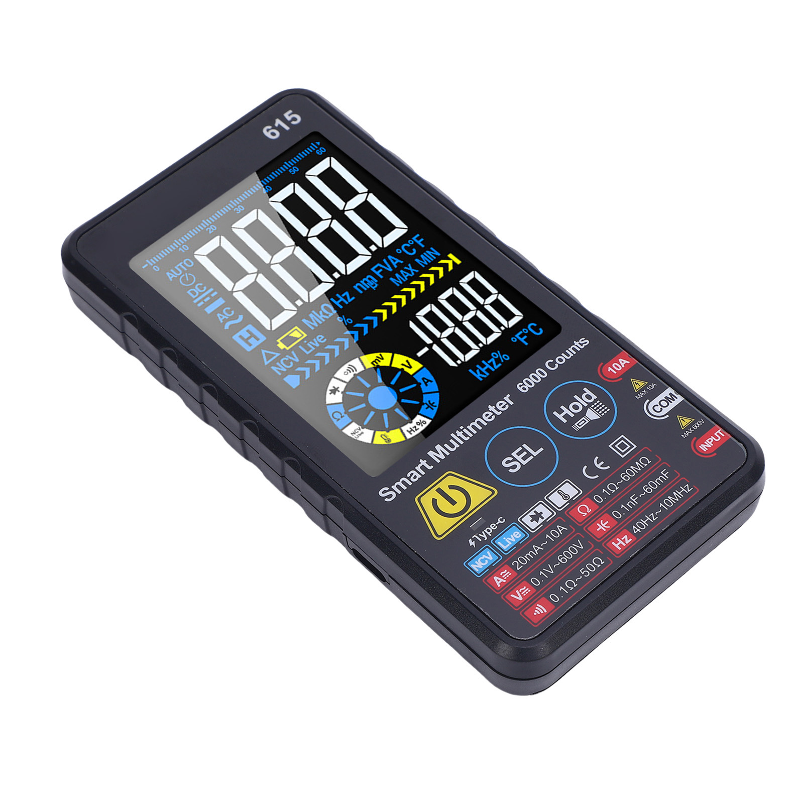 Präzisions-digitalmultimeter, Automatisch Und Mit Überhitzungsschutz, Tragbar, Für Spannungs- Und Stromreparaturen Und -wartung.