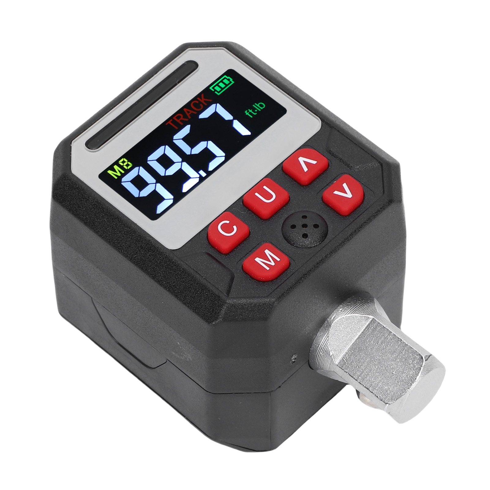Digitaler Drehmomentadapter, 1/2-zoll-antrieb, Elektronischer Drehmomentschlüssel, Messbereich 17–340 Nm, 9 Voreingestellte Werte