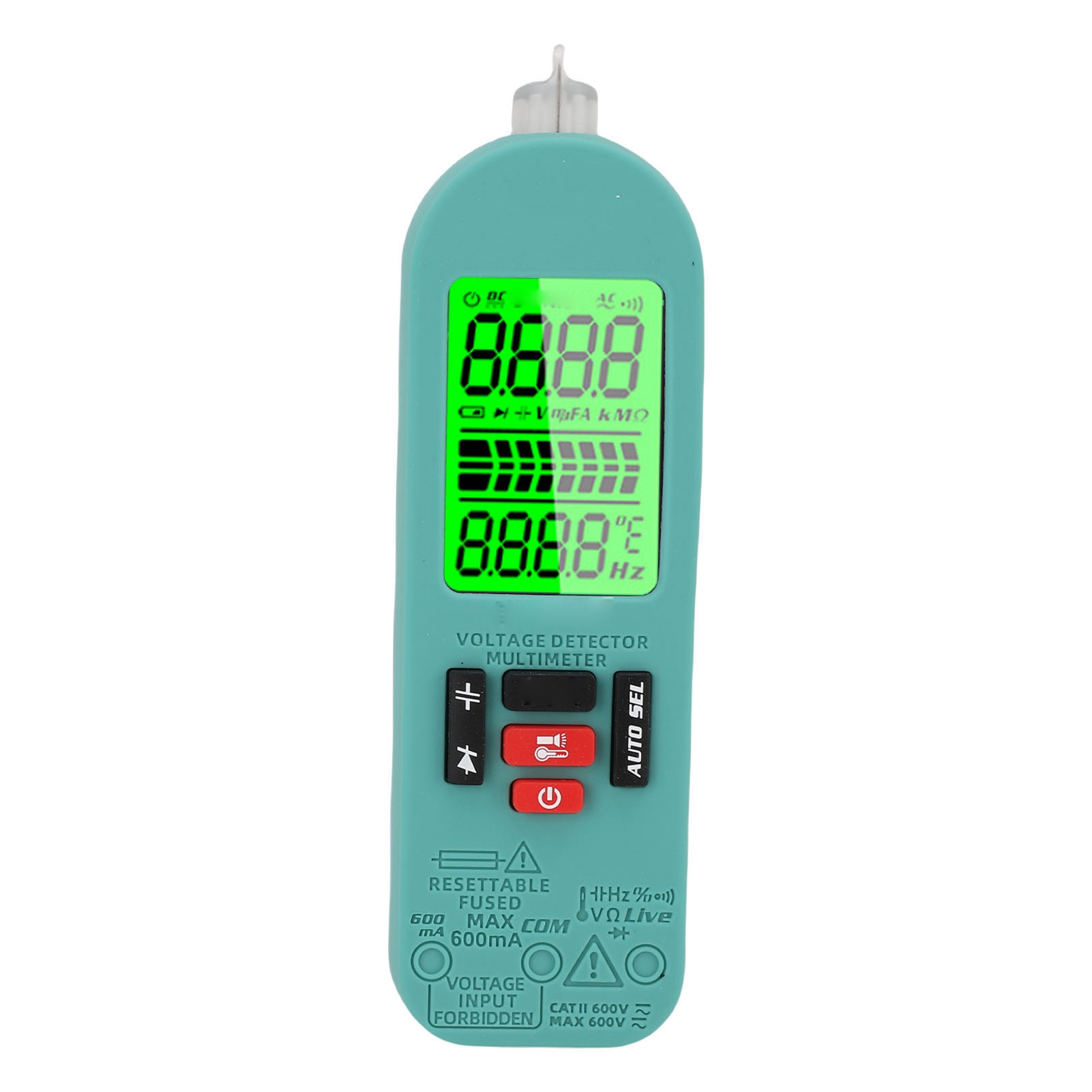 Präzises Digitales Multimeter Zur Messung Von Wechsel- Und Gleichspannung, Stromstärke, Frequenz, Kapazität, Widerstand Und Temperatur.