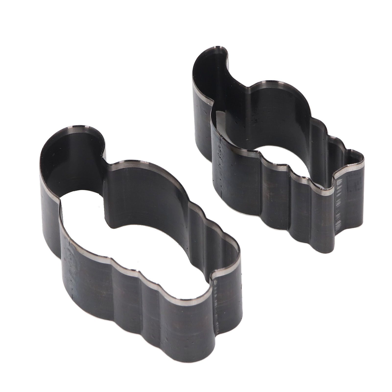 Set Aus 2 Hohlen Katzenförmigen Stempeln Aus Legiertem Stahl Für Die Lederherstellung (55 Mm Und 65 Mm).