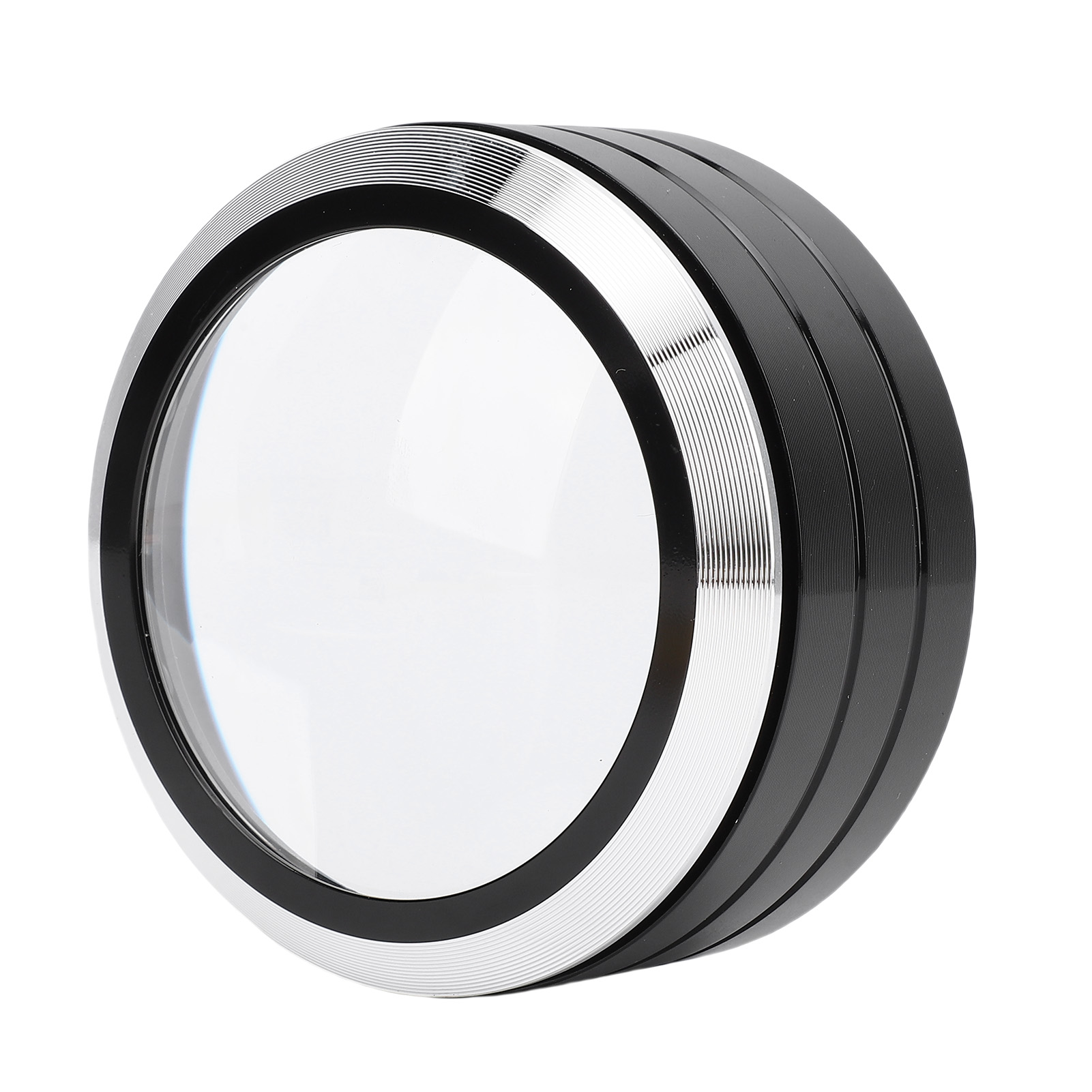 5-fach Vergrößernde Zylindrische Tischlupe Aus Aluminiumlegierung, 6 Leds, 70 Mm Durchmesser, K9-optikglaslinse
