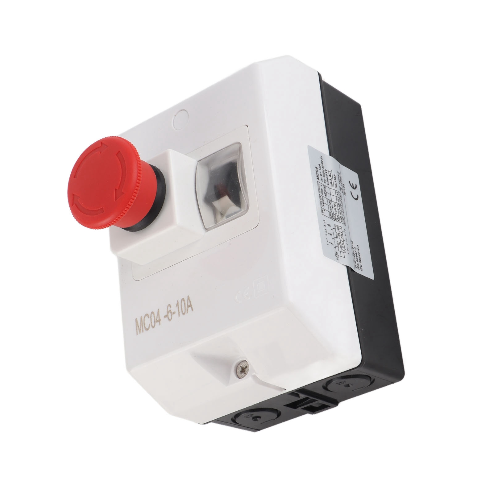 Ip55 Wasserdichter Motorschutzschalter, Drucktaster Mit Not-aus-funktion, 6–10 A, 230/240 V, 400/415 V, 500 V, 690 V