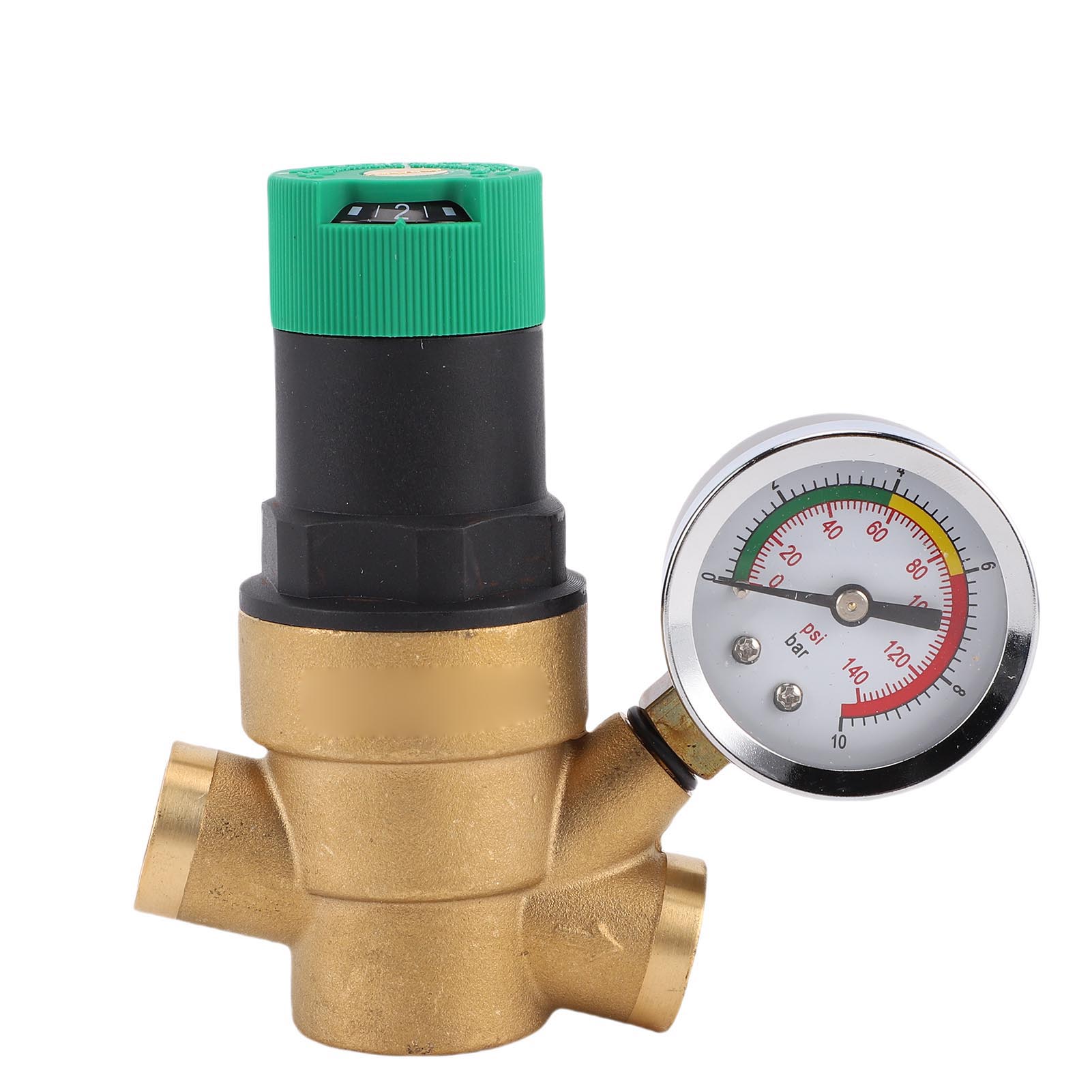 Wasserdruckregler Für Wohnmobile Mit Manometer, Filter Und Sieb, 3/4-zoll-einstellbares Messing-wasserdruckminderungsventil