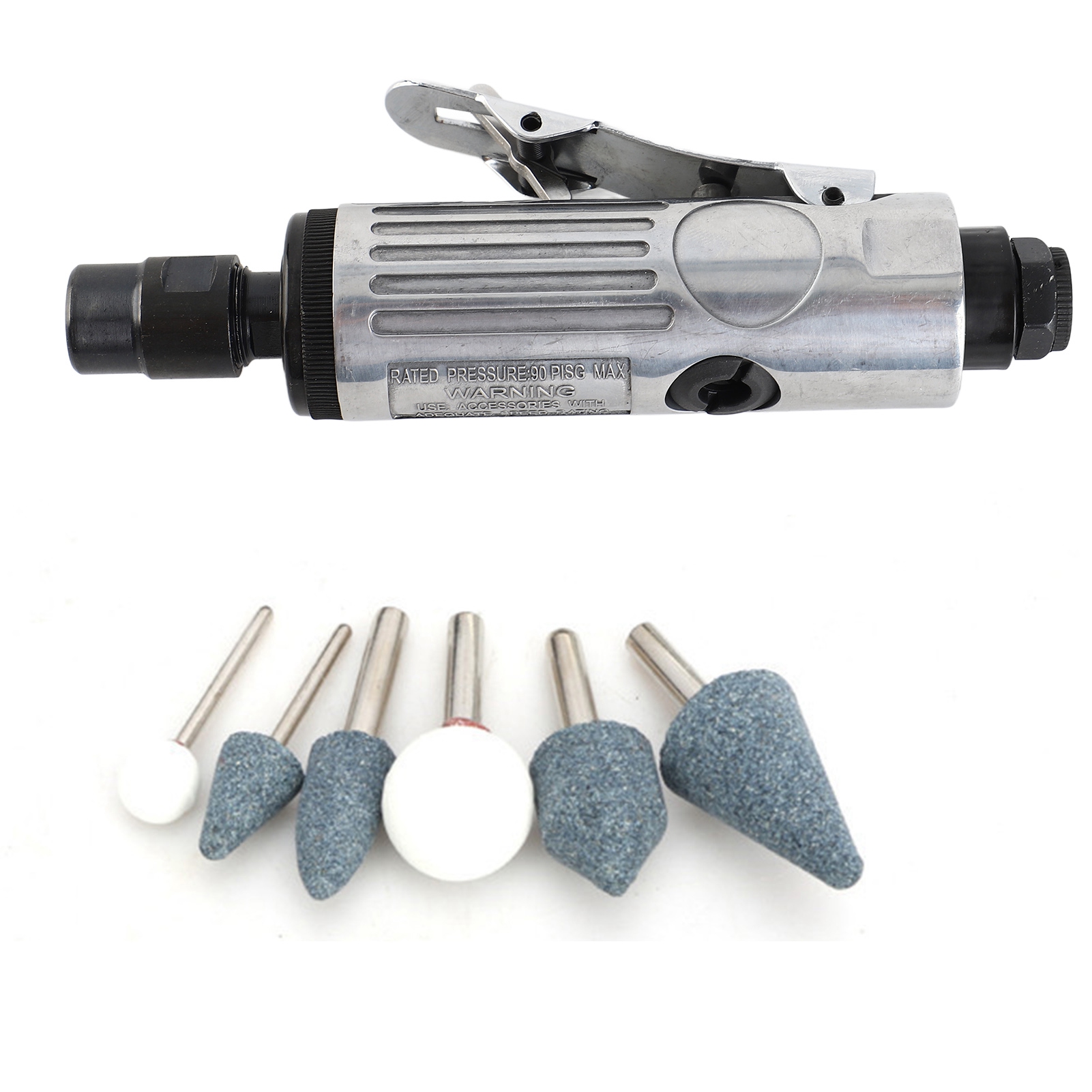 1/4"-rotations-druckluftschleifmaschine Mit 3-mm- Und 6-mm-spannfutter, Schleif-, Polier- Und Gravierwerkzeug, 20.000 U/min