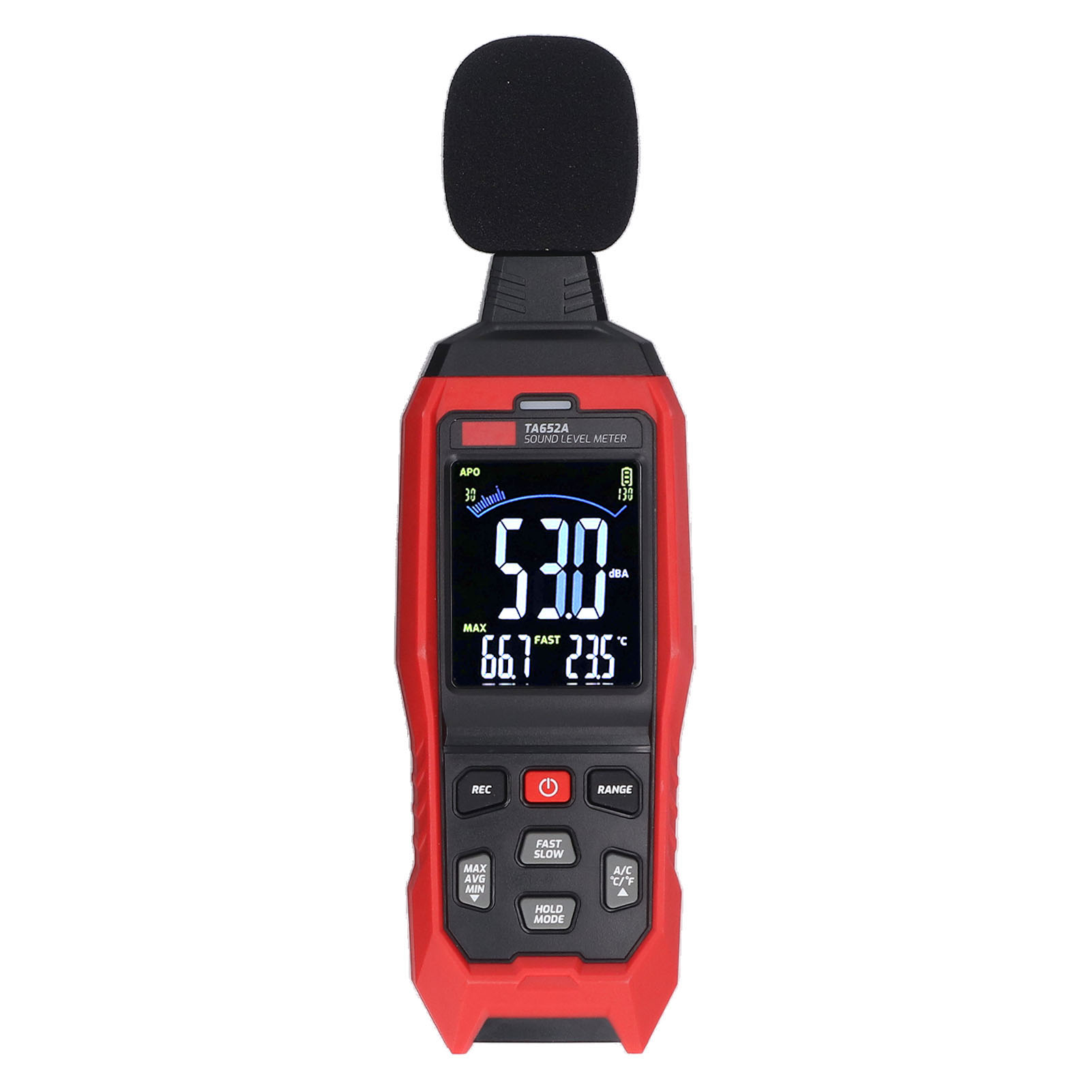 Ta652a Professionelles Digitales Schallpegelmessgerät, Misst Geräusche Von 30 Bis 130 Db, Ideal Für Den Heimgebrauch