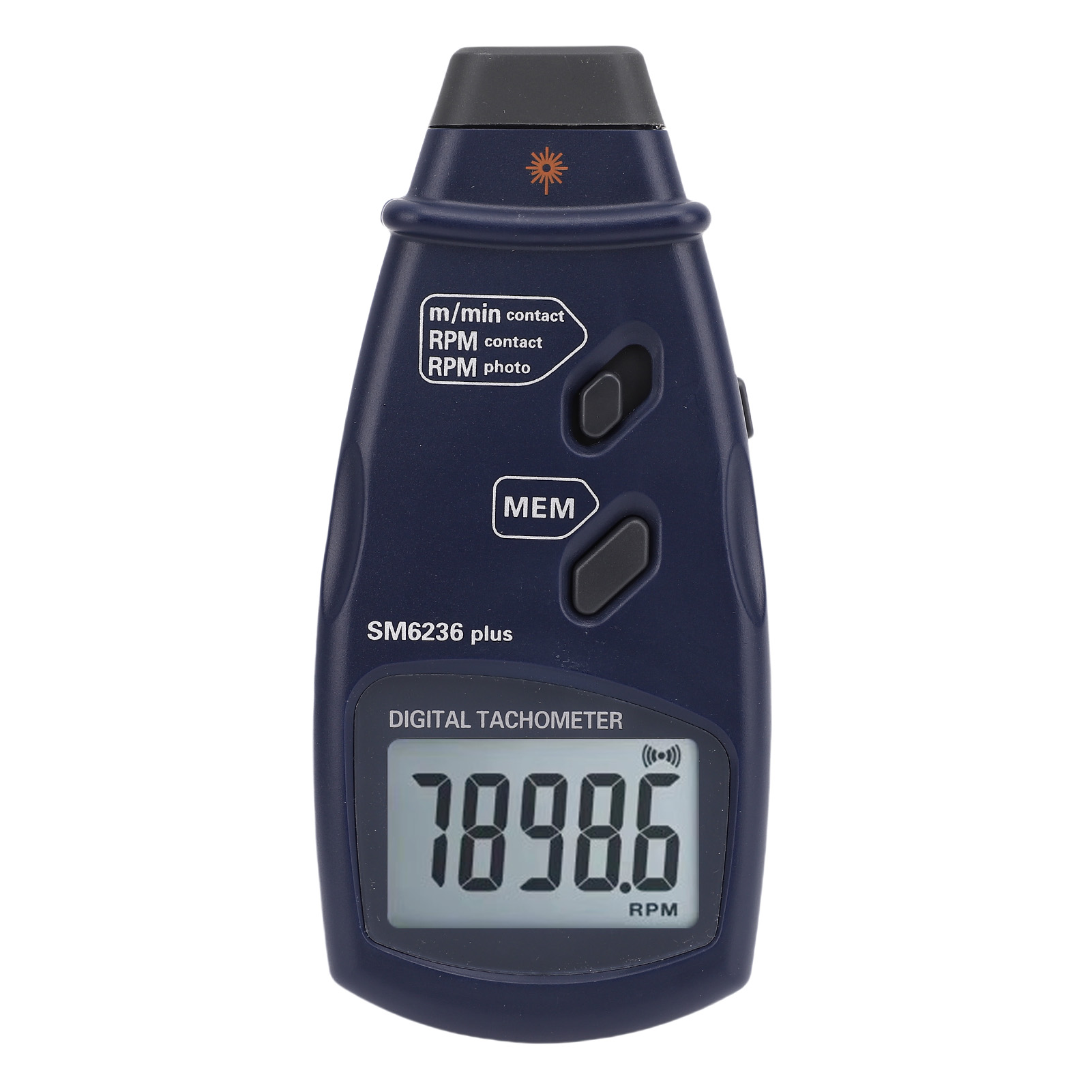 Präziser Digitaler Drehzahlmesser, Großes Lcd-display, 2-in-1-design, Tragbarer Drehzahlmesser Für Motorlüfter