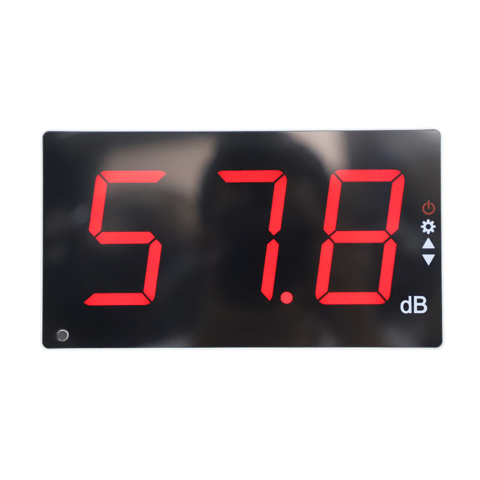 7,6 Cm (3 Zoll) Led-wandschallpegelmesser Für Zuhause, Fabrik Und Klassenzimmer, Misst Schallpegel Von 30 Bis 130 Db Mit Alarmfunktion Und Frequenz-a-bewertung.