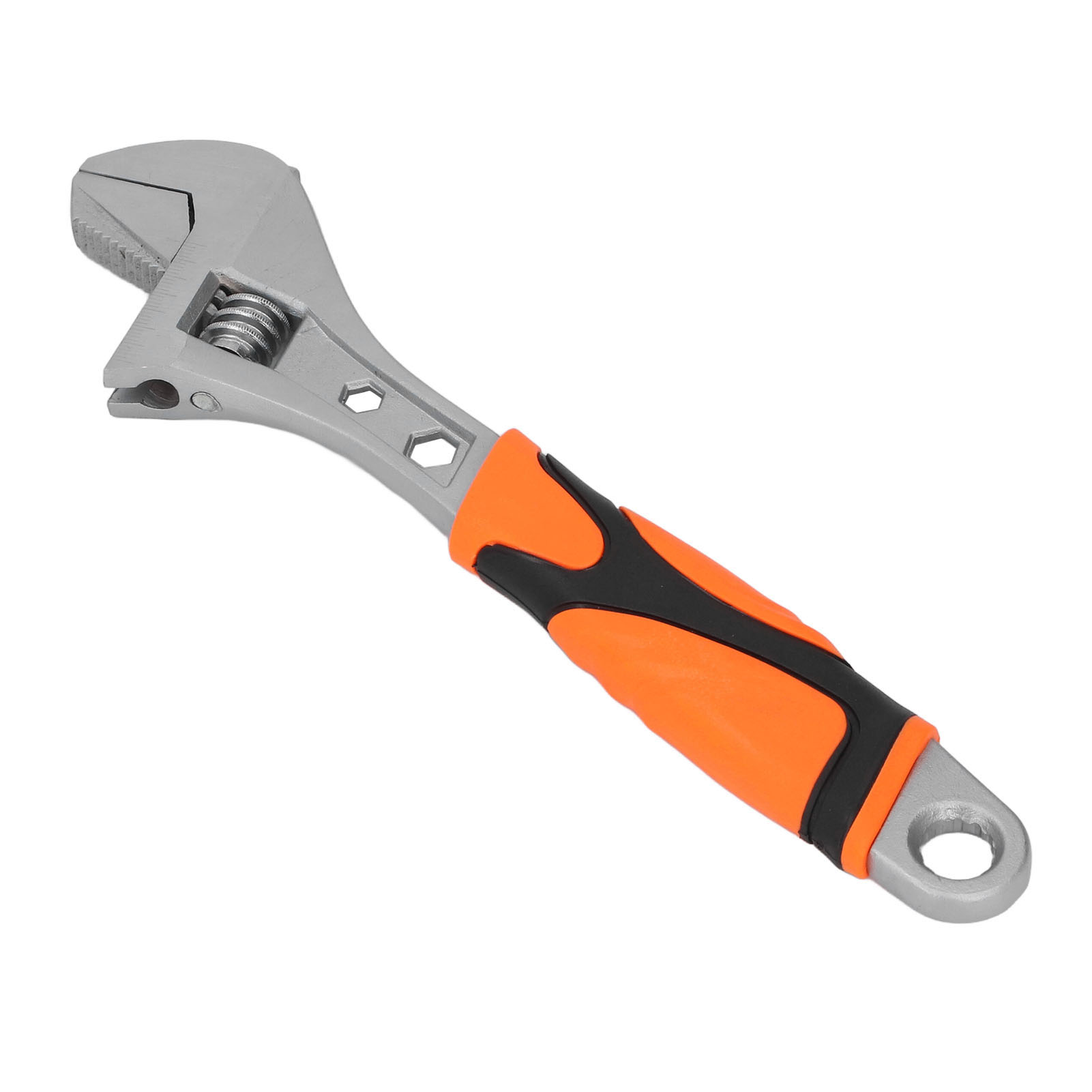 20 Cm (8 Zoll) Verstellbarer Schraubenschlüssel Aus Hochkohlenstoffhaltigem Stahl, Multifunktional Und Tragbar, Mit Sternsechskantaufnahmen