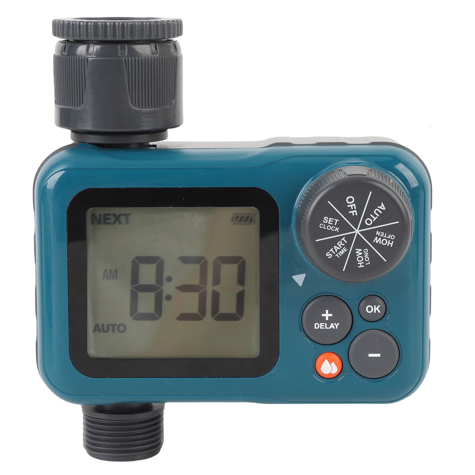 Digitale Bewässerungsuhr 35 L/min Mit Regenerkennung, Automatischem Und Manuellem Zeitventil Für Garten Und Rasen