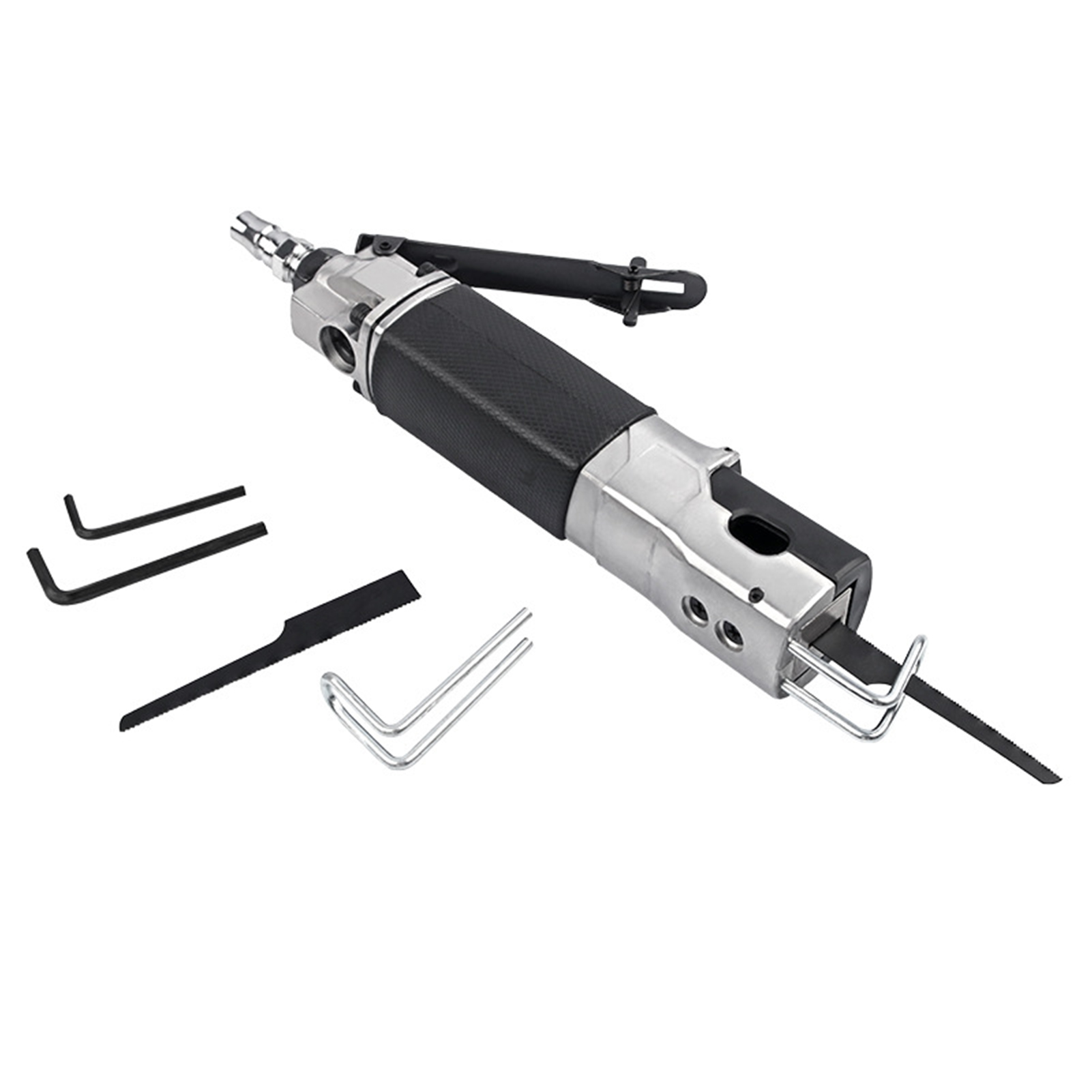 Pneumatische Säbelsäge 90 Psi 9000 Bpm, Robuste Tragbare Säbelsäge Für Metalle, Aluminiumlegierungen, Kunststoffe, Fiberglas Und Metallplatten.