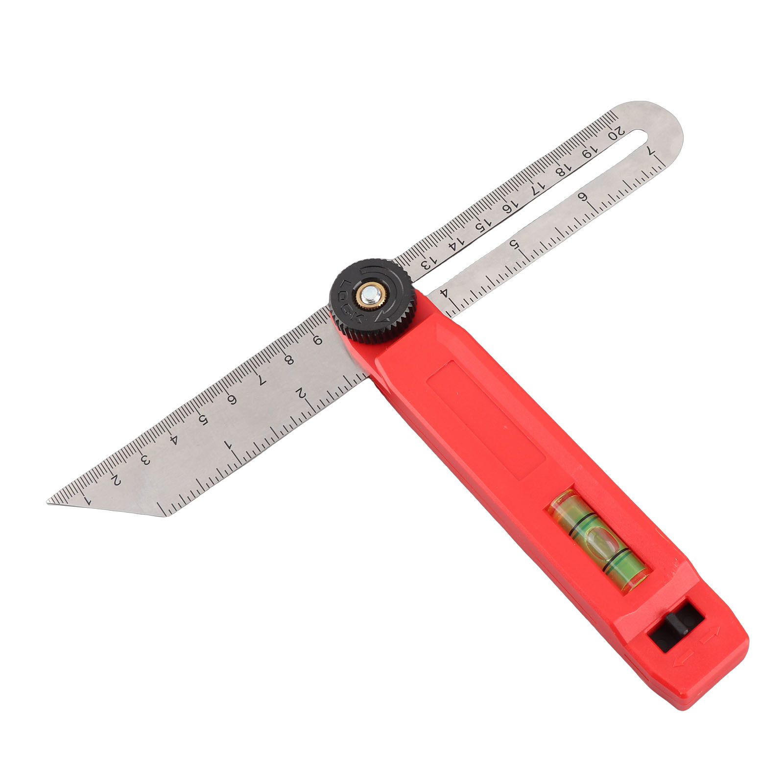 T-förmiger Winkelmesser Für Schreiner, Einstellbar Bis 45°, Hohe Präzision, Winkelmessgerät Für Holz