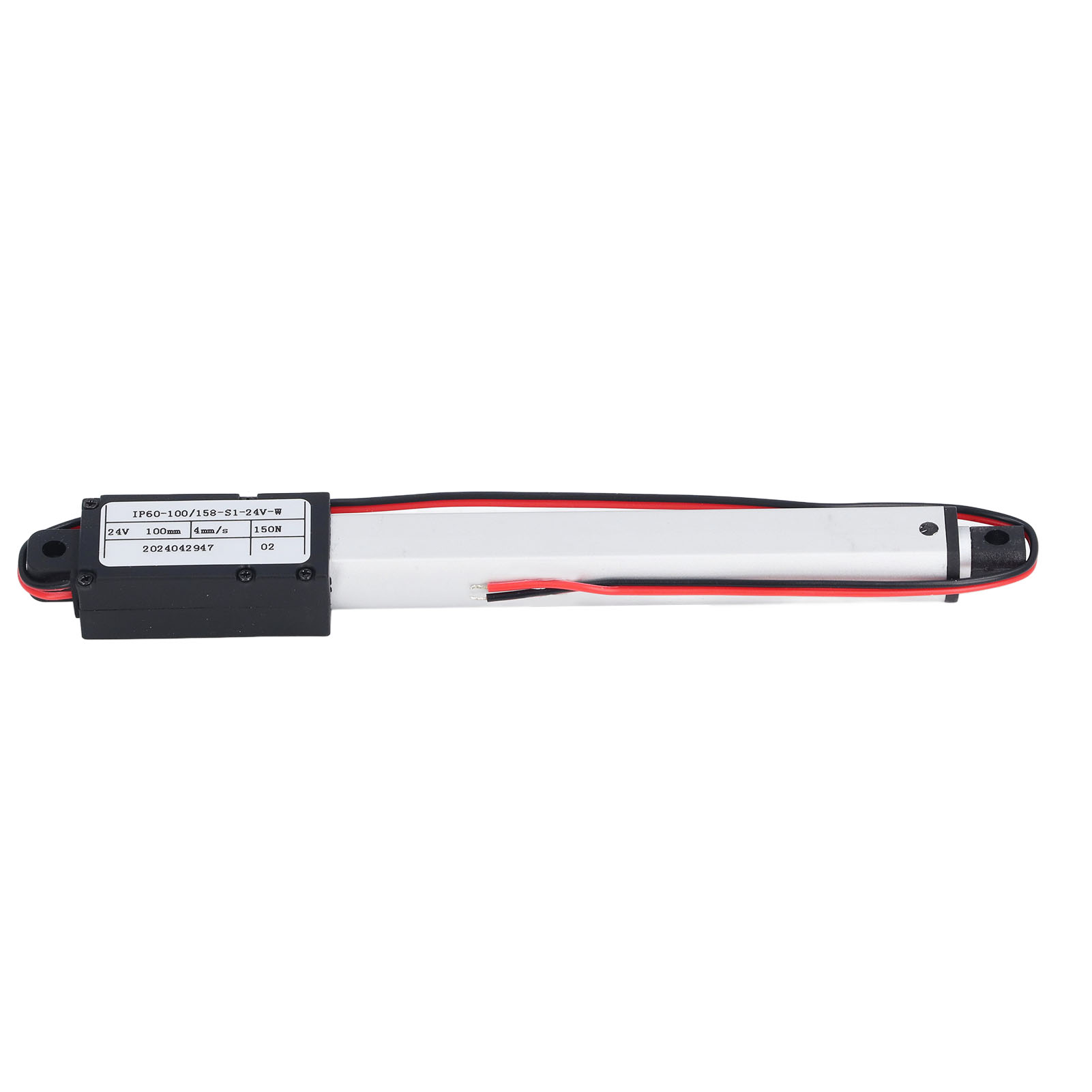 Linearantrieb, 150 N, 4 Mm/s Geschwindigkeit, 100 Mm Hub, Elektromotor Für Land- Und Industriemaschinen, 24 V Gleichstrom
