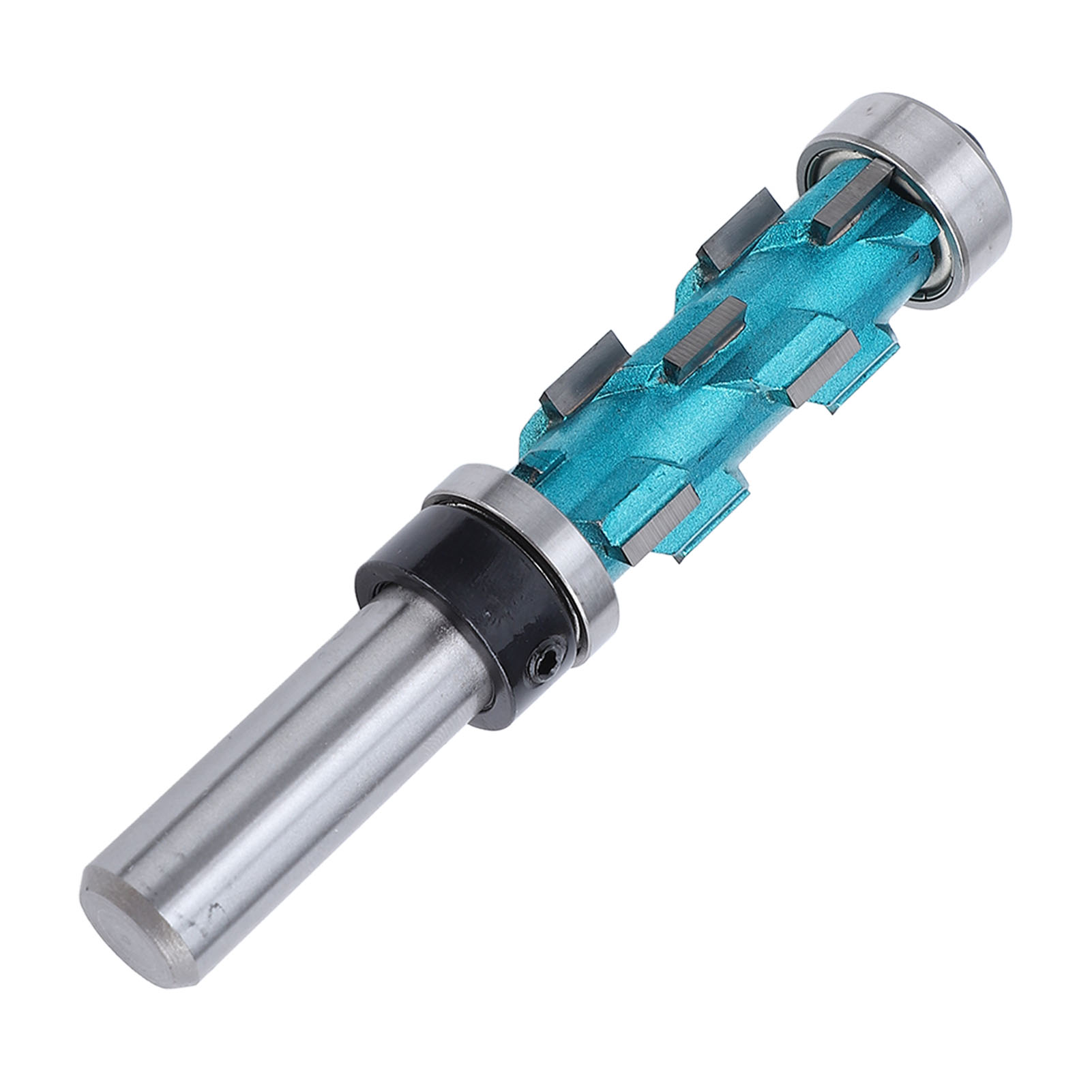 1/2"-schaft-bündigfräser Mit Doppelten Schrägverzahnten Hartmetalllagern, Für Die Holzbearbeitung, 3/4" Durchmesser, 1 1-1/16" Schnittlänge