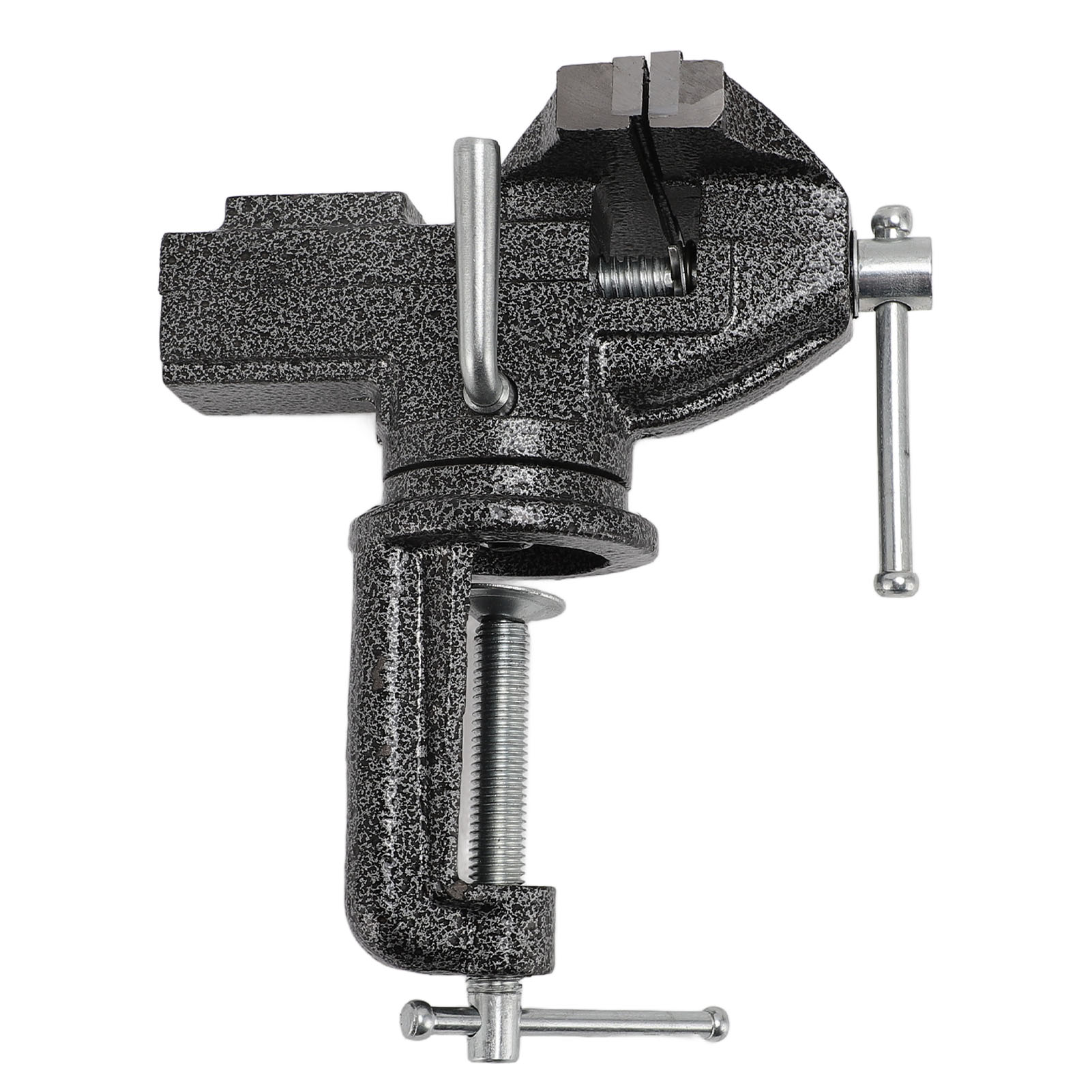 360° Drehbarer Mini-universal-schraubstock, 75 Mm Backenöffnung, 62 Mm Maximale Spannkraft, Schwarz