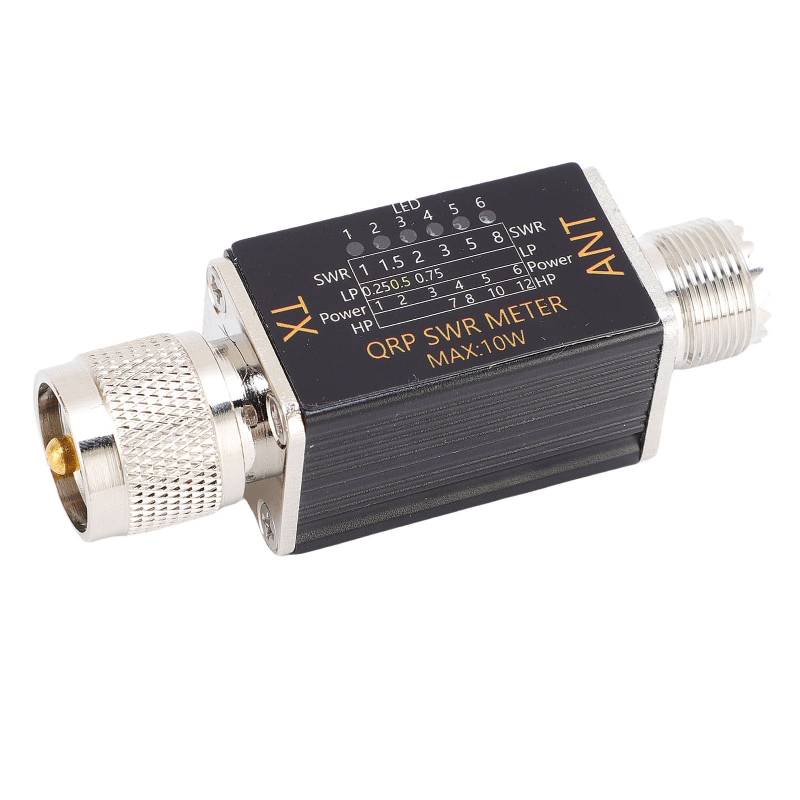 Tragbares 10-w-swr-meter Mit 6 Led-anzeigen, So239-schnittstelle, 1–30 Mhz Bandbreite