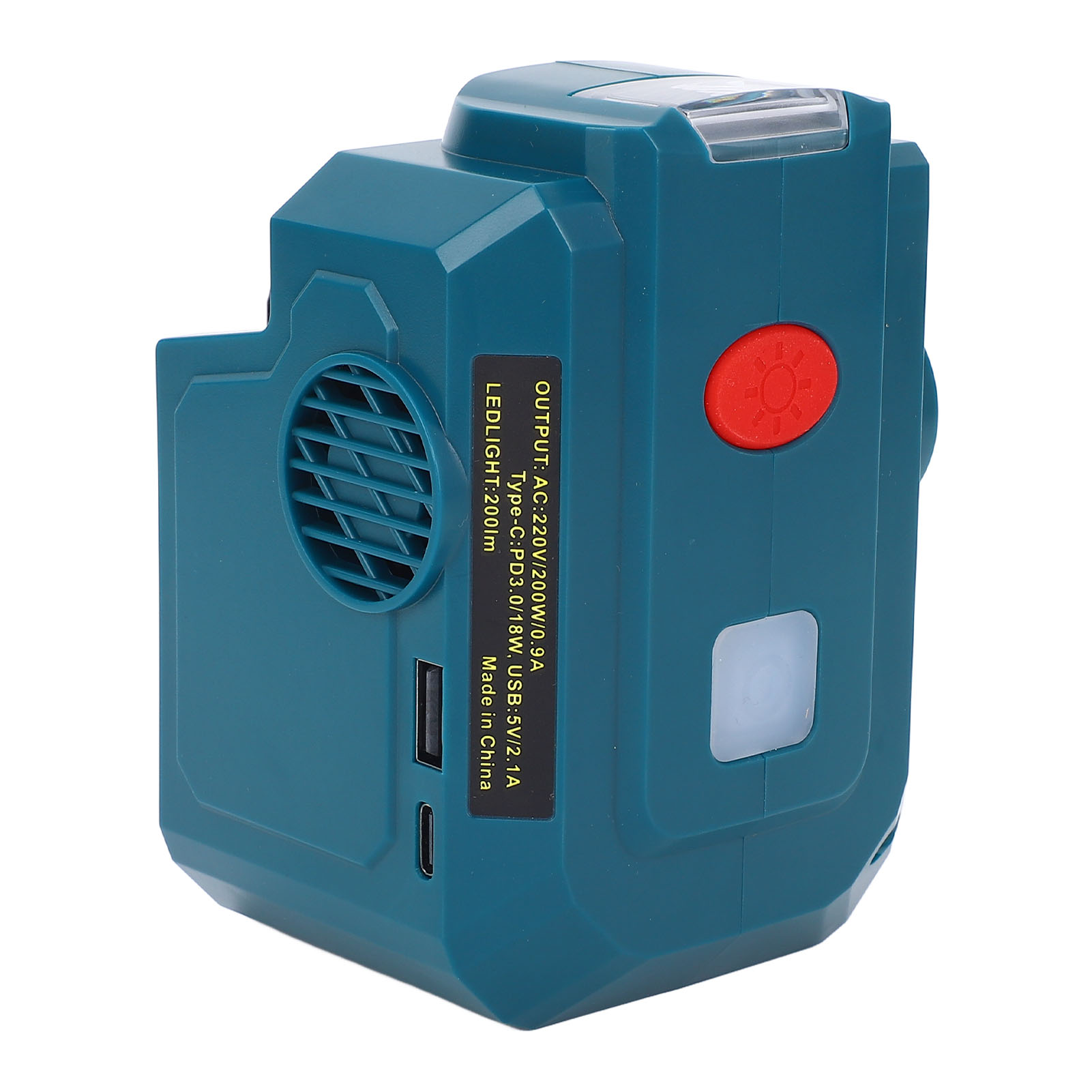 Tragbarer 200-w-konverter Für 18-v-elektrowerkzeuge (bl1830b, Bl1840b, Bl1850b, Bl1860b) Mit Li-ionen-akku
