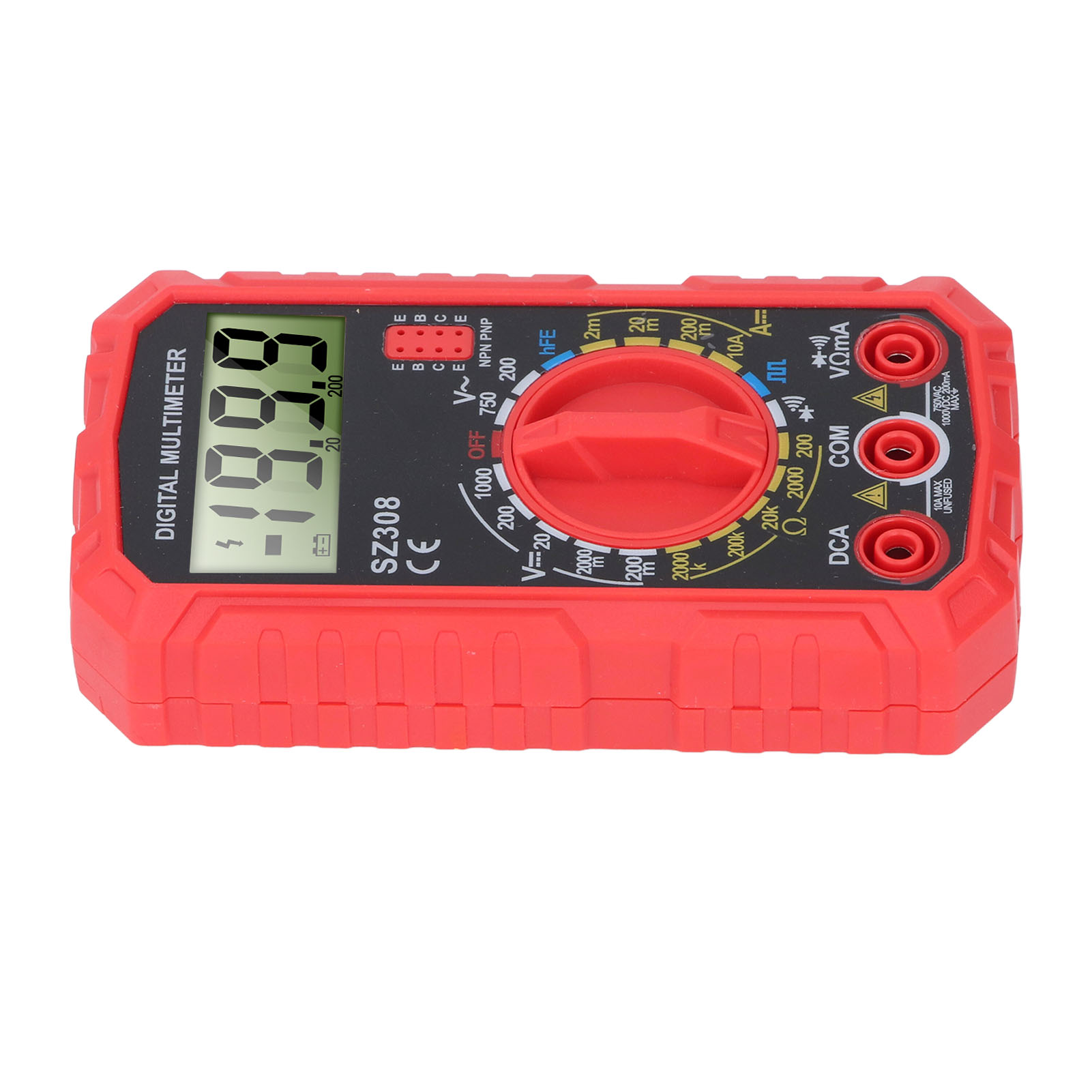 Digitales Multimeter Mit 4000 Zählern, Ncv-erkennung, Tragbarer Ac/dc-spannungsprüfer, Ohmmeter, Voltmeter Und Amperemeter Für Den Einsatz Zu Hause, Im Automobilbereich Und In Der Industrie.