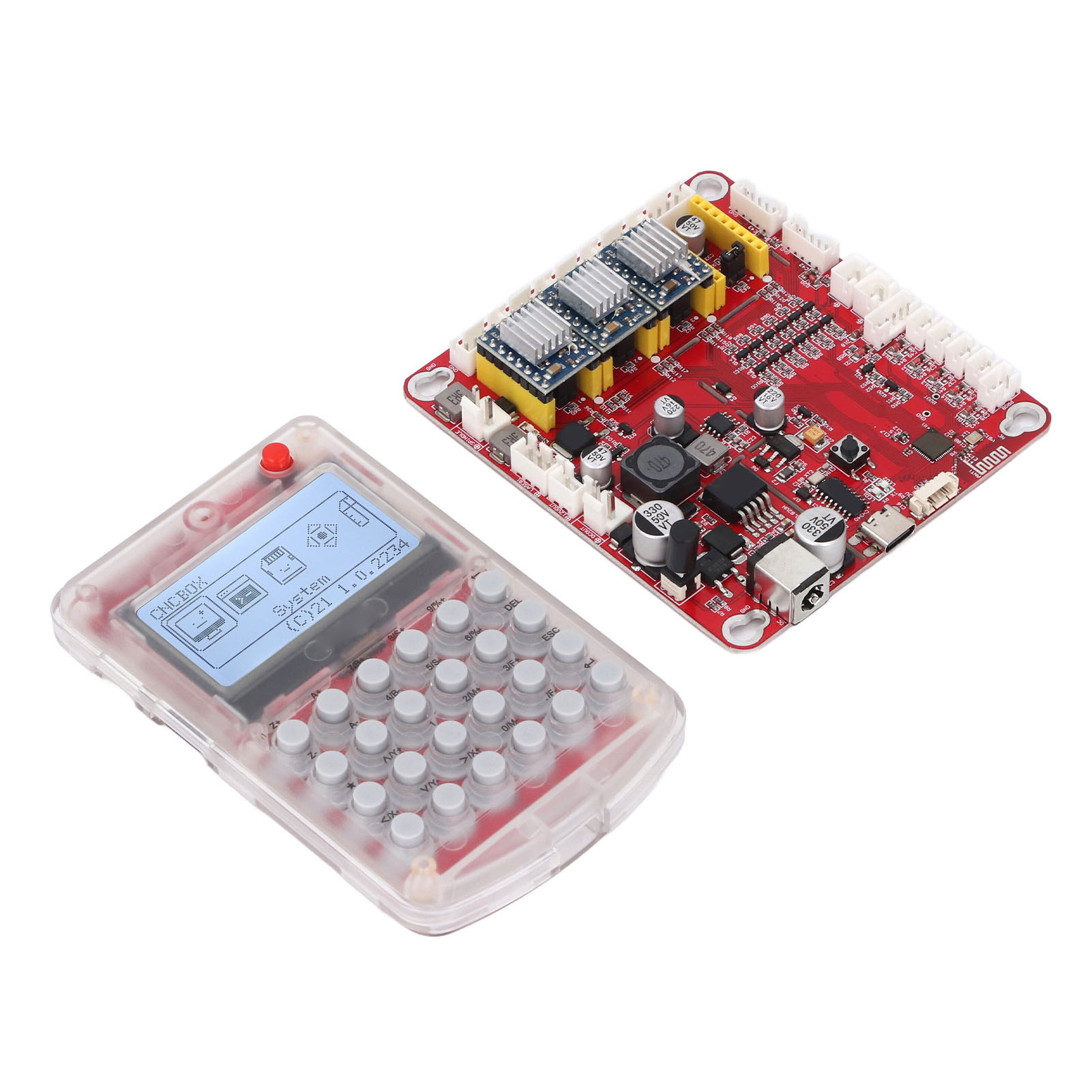Offline-controller-kit Für Graviermaschinen, 24 Tasten, 3 Achsen, 12v-36v Offline-cnc-steuerplatine