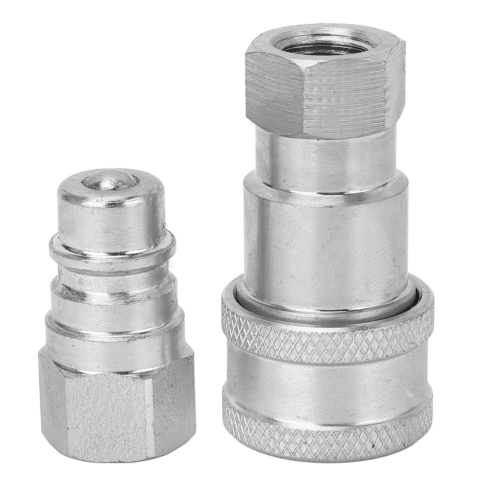 Hydraulische Schnellkupplung Aus Gehärtetem Stahl, 1/4" Npt, Außen- Und Innengewinde, Für Iso 5675