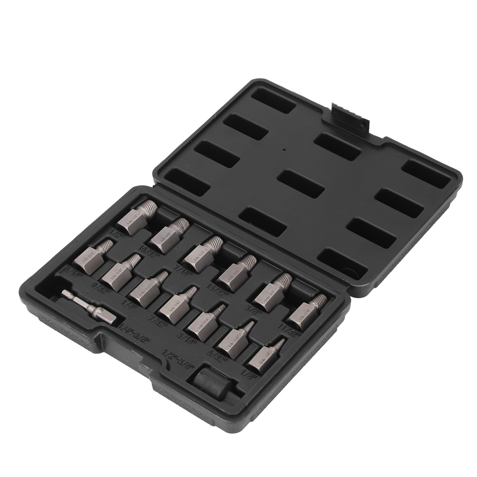 Set Mit 15 Ausdrehern Für Beschädigte Schrauben Aus Hochkohlenstoffhaltigem Stahl, 3/8"-sechskantantrieb, Für Reparatur- Und Wartungsarbeiten.