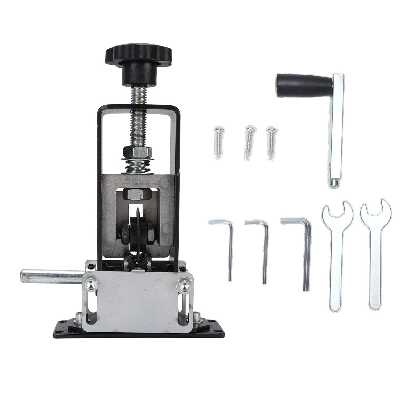 Multifunktionale 2-in-1 Kupferdraht-abisolierzange, Tragbar, Mit Handkurbel, Für Kabel Von 1 Bis 25 Mm (0,04 Bis 1 Zoll).