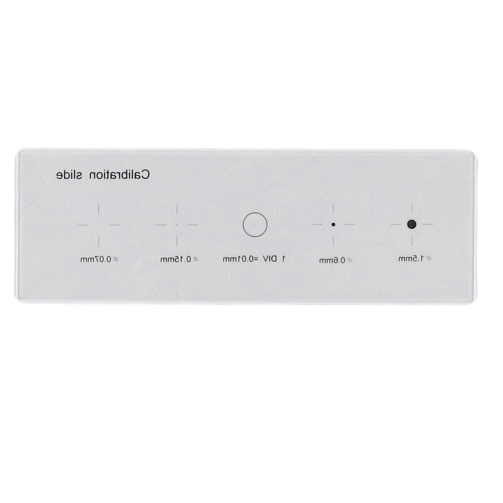 Mikroskop-kalibrierlehre 0,01 Mm – 1,5 Mm Sio2 Präzisionskalibrierplatte Für Mikroskop