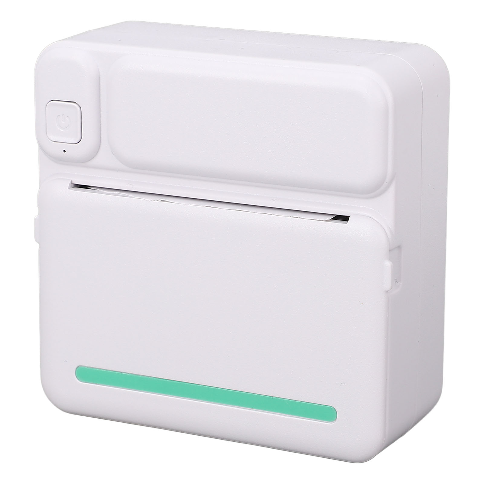 Tragbarer Thermodrucker Mit 10 Rollen Klebepapier, Schwarzweißdruck Ohne Tinte Für Etiketten, Quittungen Und Vorlesungsmitschriften.
