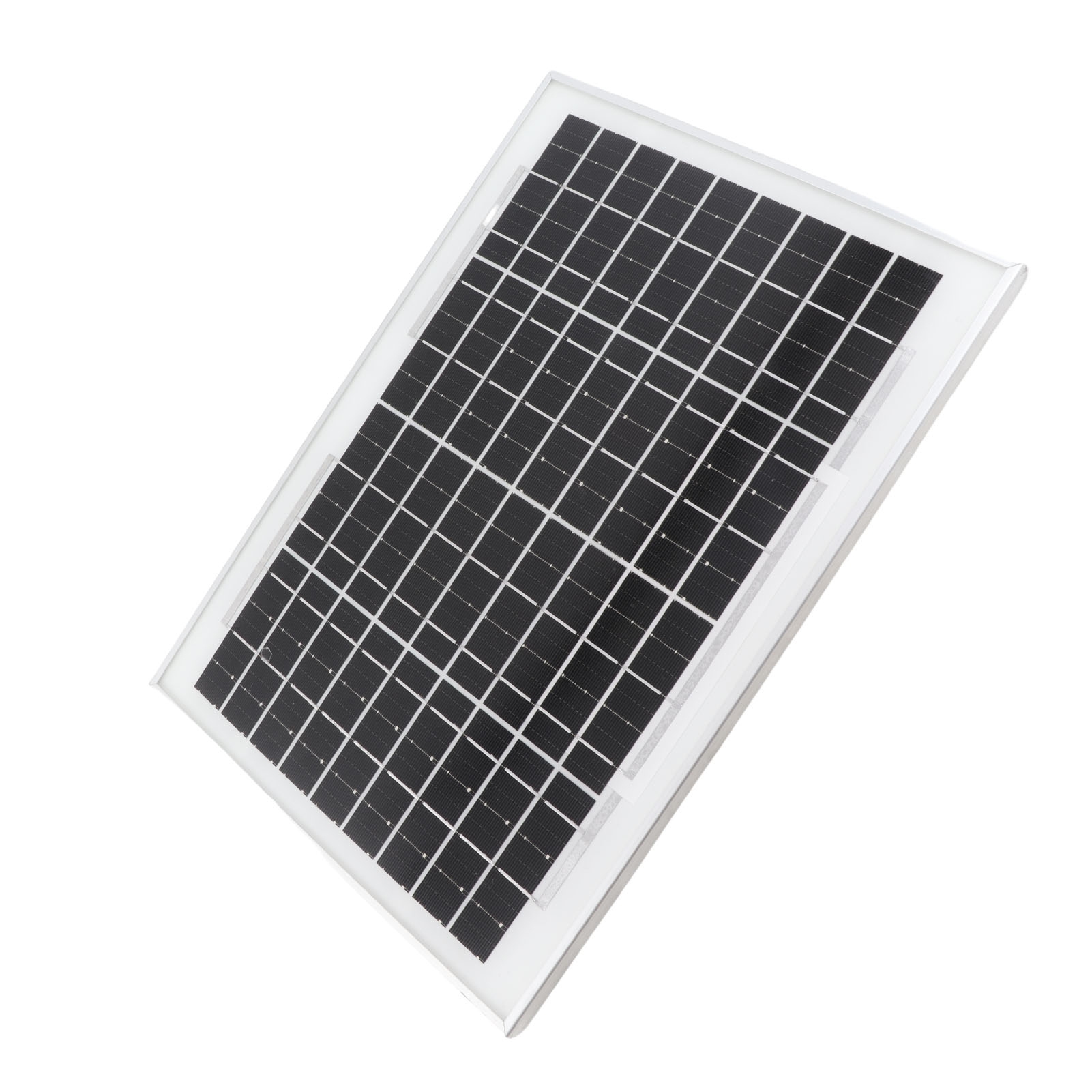 10-w-vorgebohrtes, Wasserdichtes Monokristallines 18-v-solarpanel Für Netzunabhängige Außenbeleuchtung