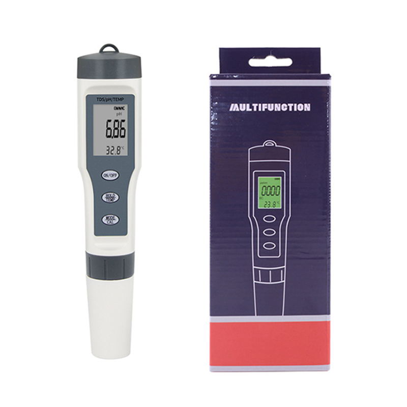 Tragbarer Digitaler Wasserqualitätsprüfstift, Lcd-bildschirm, 3-in-1 Abs-gehäuse, Ph-wert, Tds, Temperatur, Keine Hintergrundbeleuchtung, Mit Batterie.