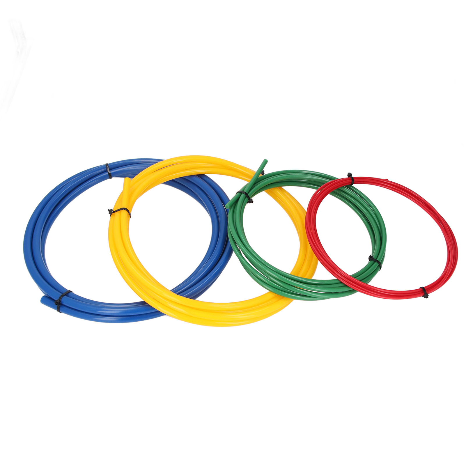 Set Aus 4 Wechselstrom-kupferrohrbiegern (durchmesser 1/4 Zoll, 3/8 Zoll, 1/2 Zoll Und 5/8 Zoll), Länge 4 M (13 Fuß), Integriertes Pe-kunststoff-biegewerkzeug.