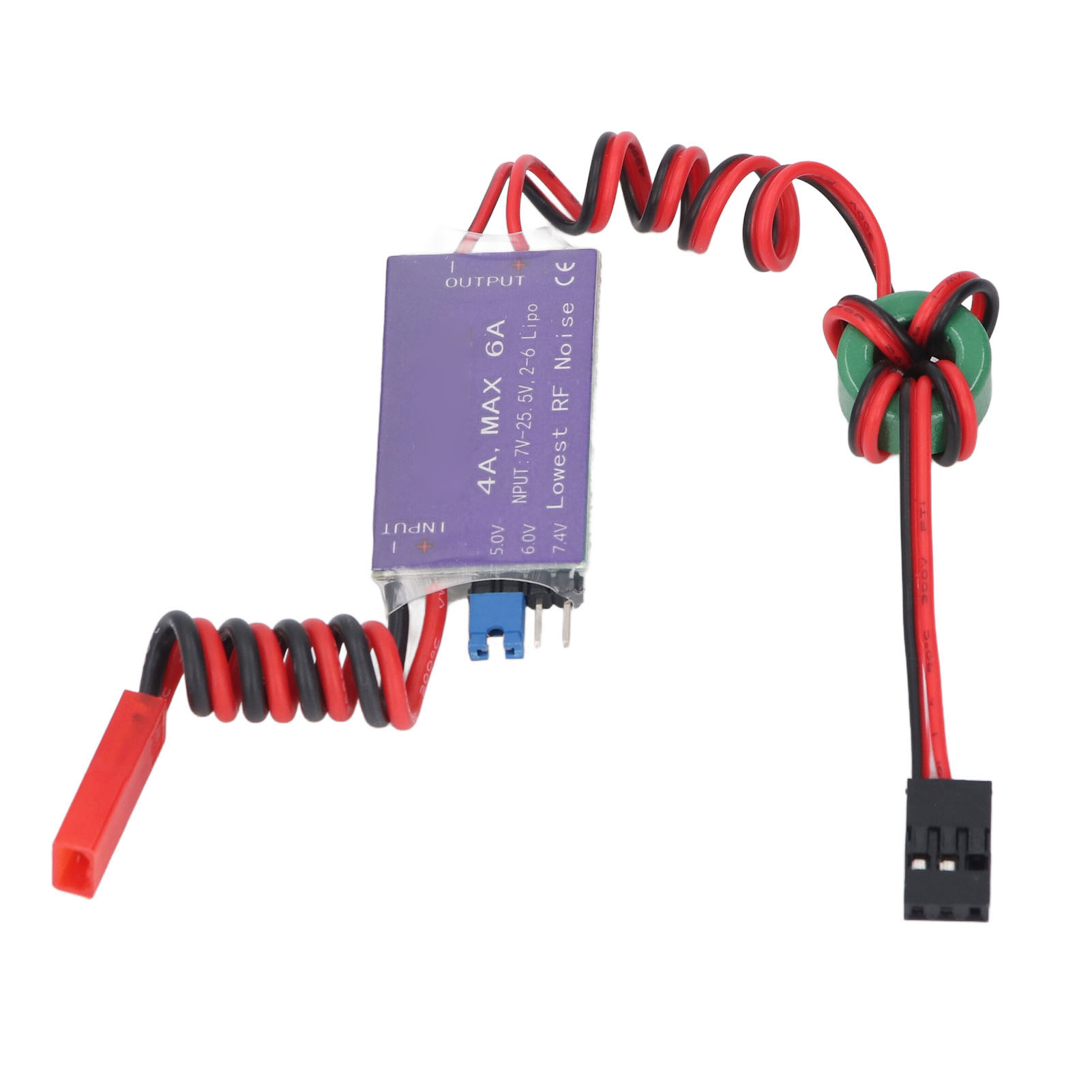 Rc Ubec: Eingang 7–25,5 V (lipo 2–6s, Nimh/nicd 6–16 Zellen) Ausgang 5 V, 6 V, 7,4 V (max. 4 A, Max. 6 A) Schalt-bec Für Rc-helikopter