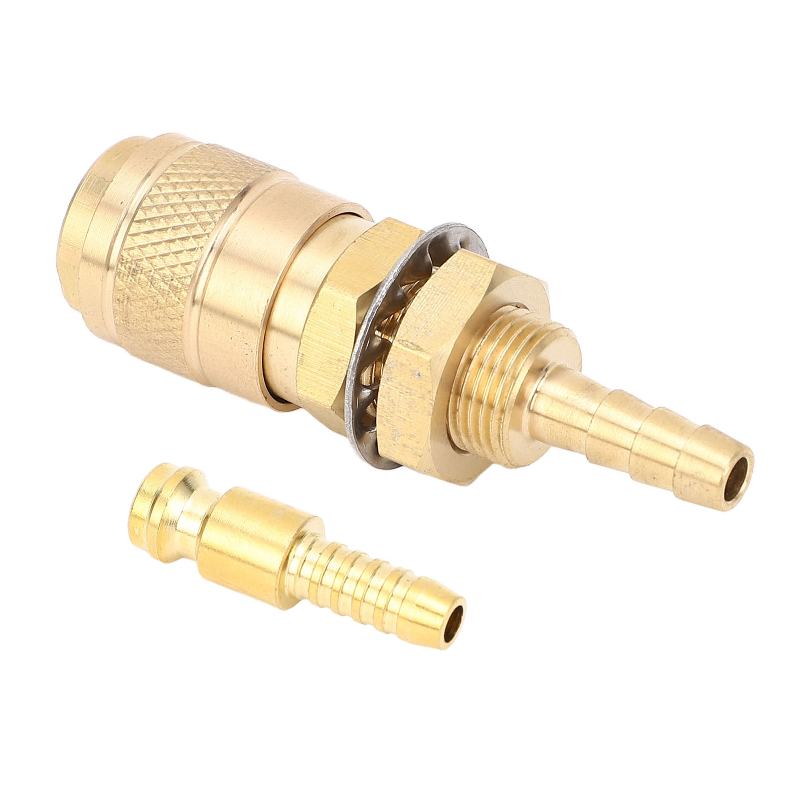 Wassergekühlter Gasadapter, Schnellanschluss Aus Messing Für Mig/tig-pta-schweißbrenner, Db 6 Mm/0,24 Zoll
