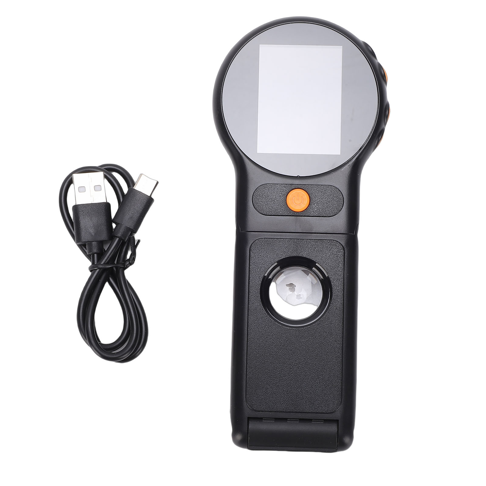 Tragbares Digitales Mikroskop Mit 2-zoll-bildschirm, 8 Leds, 500-facher Vergrößerung Und Autofokus.