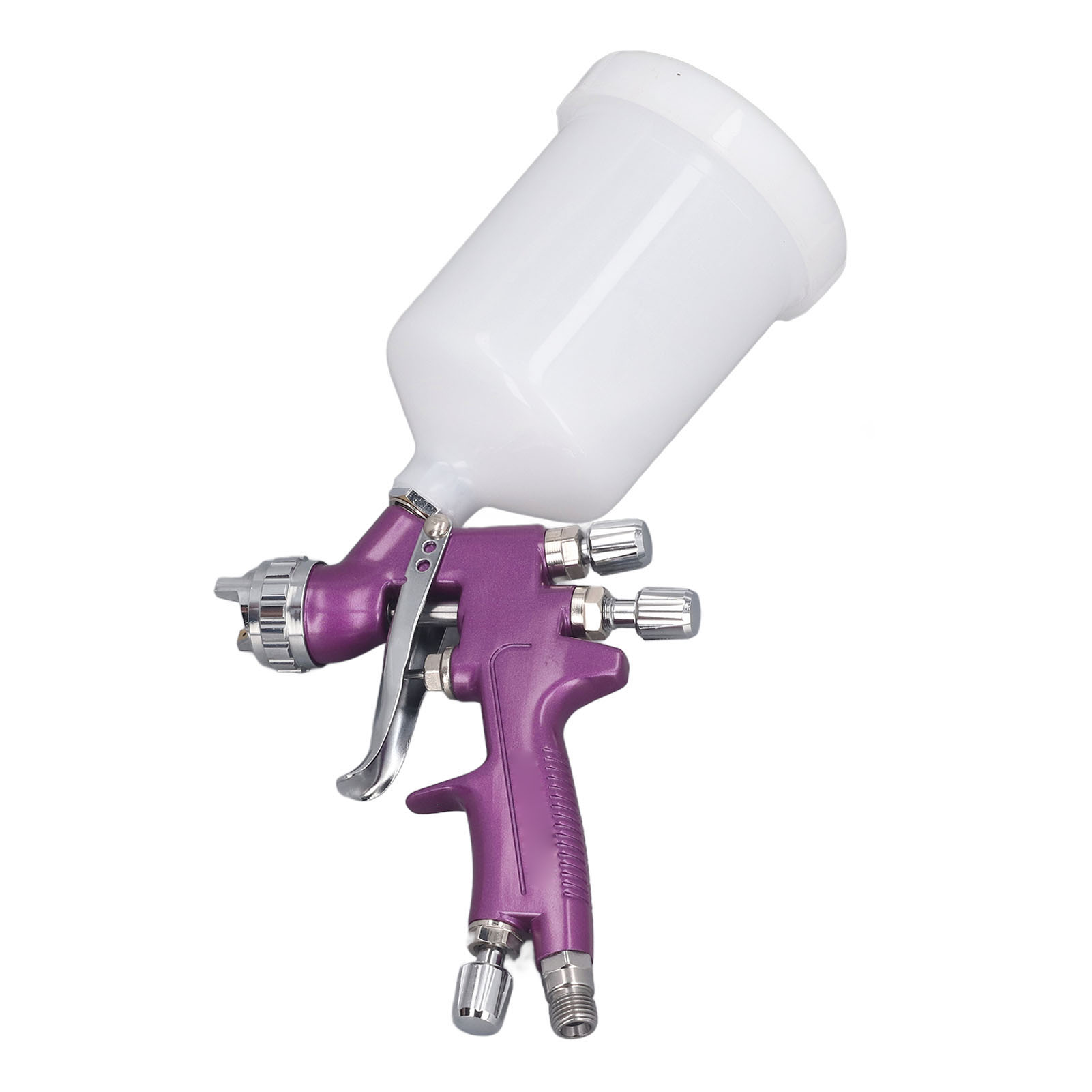 Autolackierpistole, 1,3-mm-düse, 500-ml-farbtopf, 2 Einstellknöpfe, Hochfeines Sprühlackieren Für Autos, Möbel Und Boote