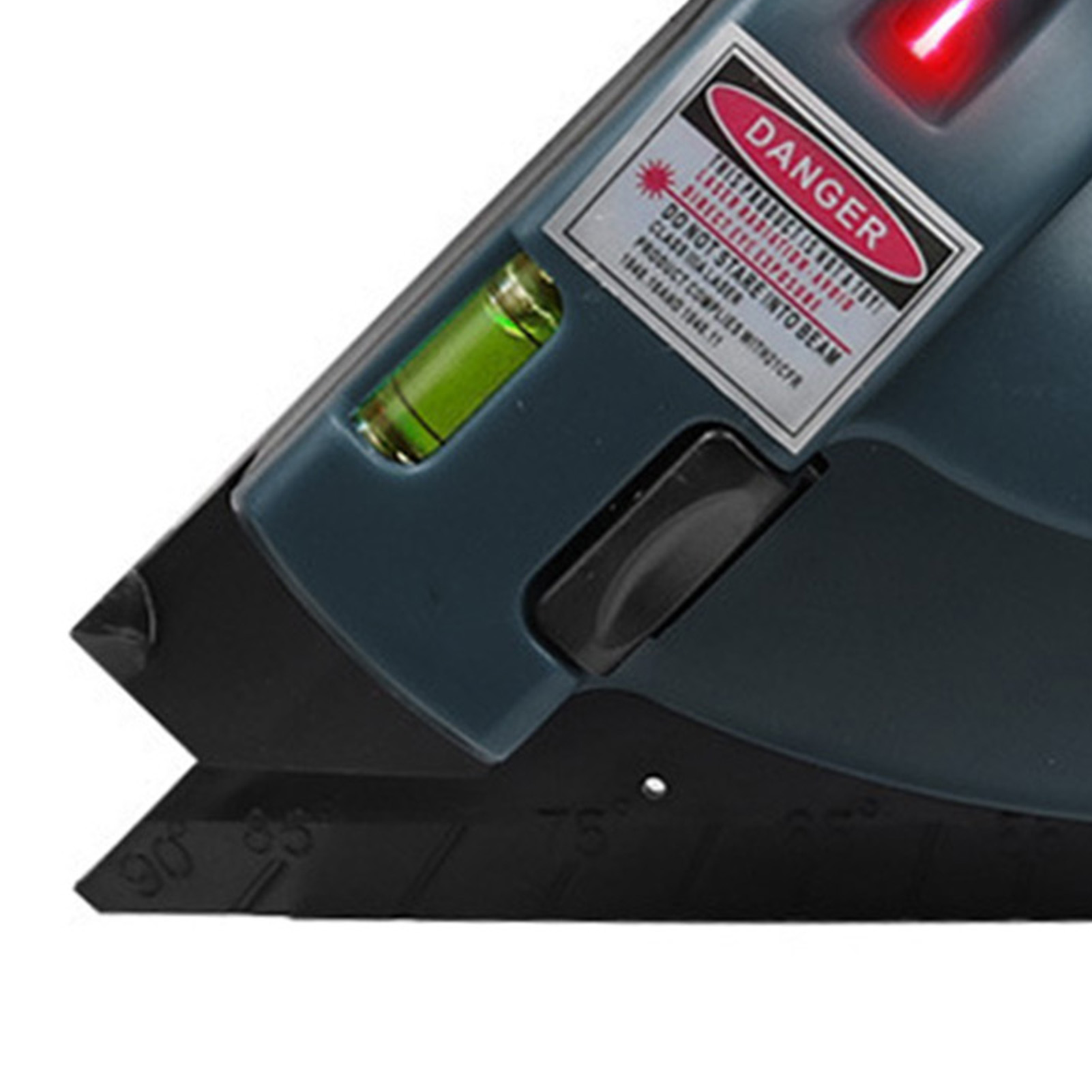 Rechtwinkliges Laser-nivelliergerät Mit Integriertem Kunststoffgehäuse, Infrarot, Horizontale/vertikale Sichtlinie, Blau, Zum Fliesenlegen