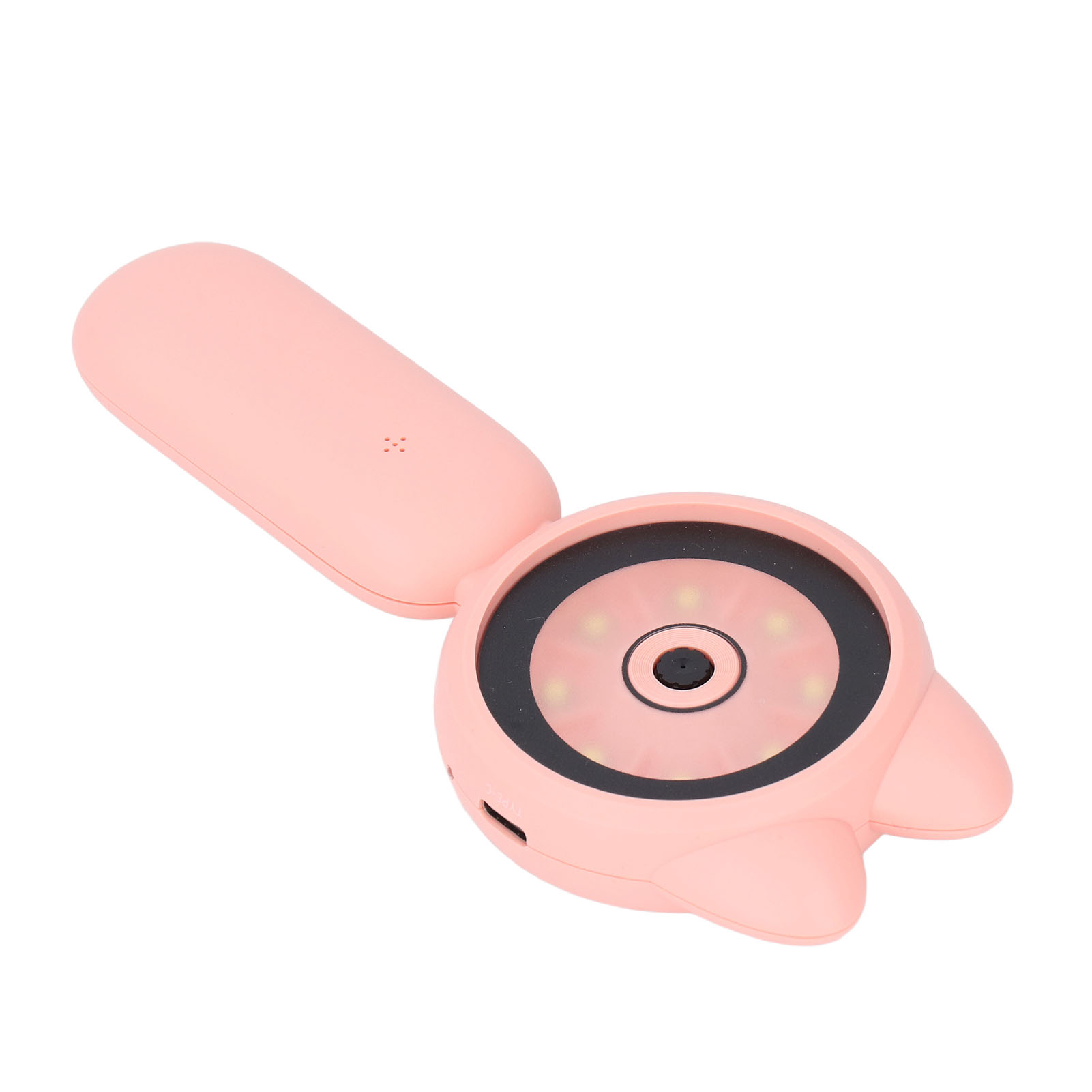 Digitale Kinderlupe, 2-zoll-ips-bildschirm, 1-mp-auflösung, 4-facher Zoom, Tragbares Elektronisches Mikroskop Mit 8 Pinkfarbenen Leds