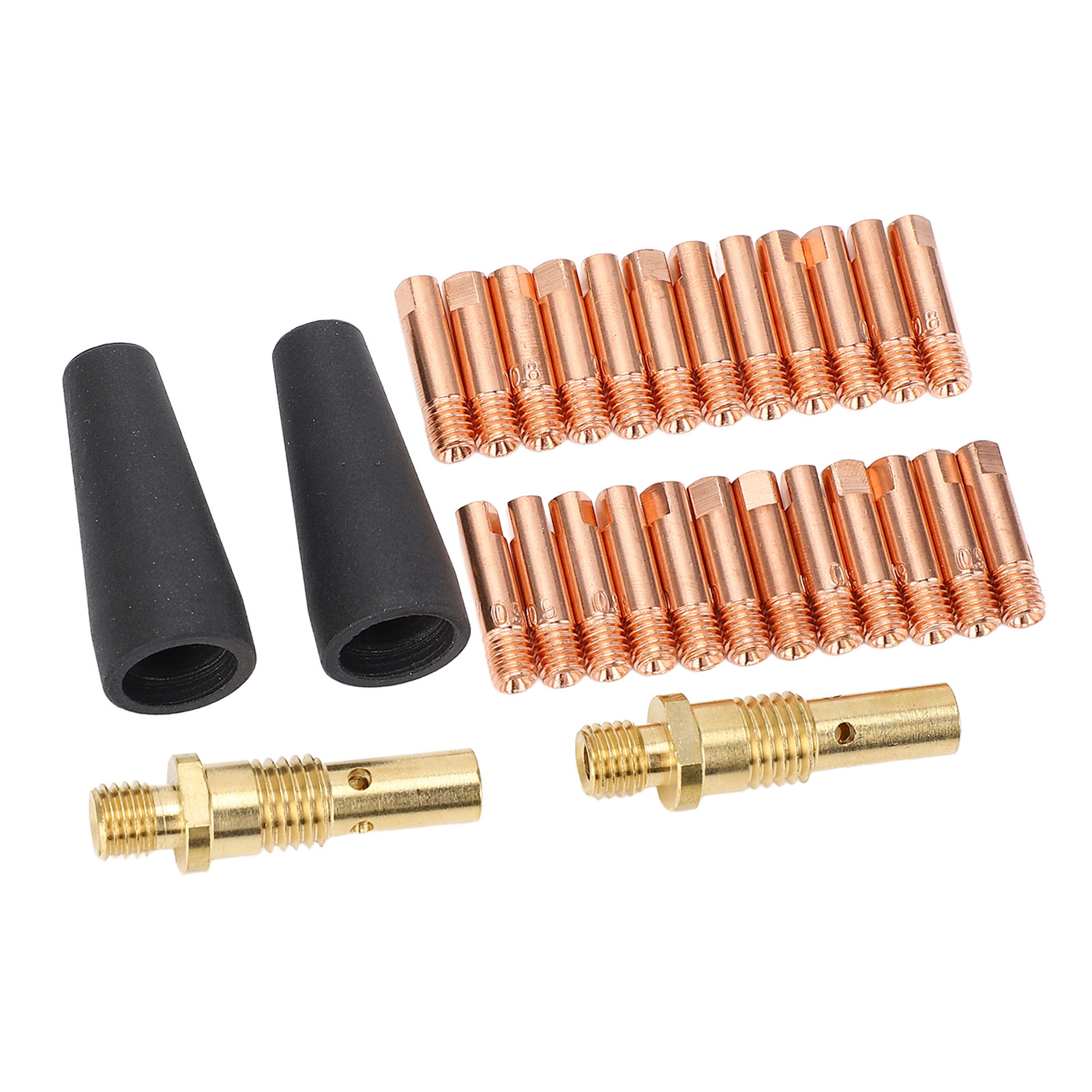 28-teiliges Set: Gasdiffusor Aus Messing Mit Düse Für Gaslosen Durchfluss Und Düsen Mit 0,031" Und 0,035" Durchmesser Für Magnum 100 L
