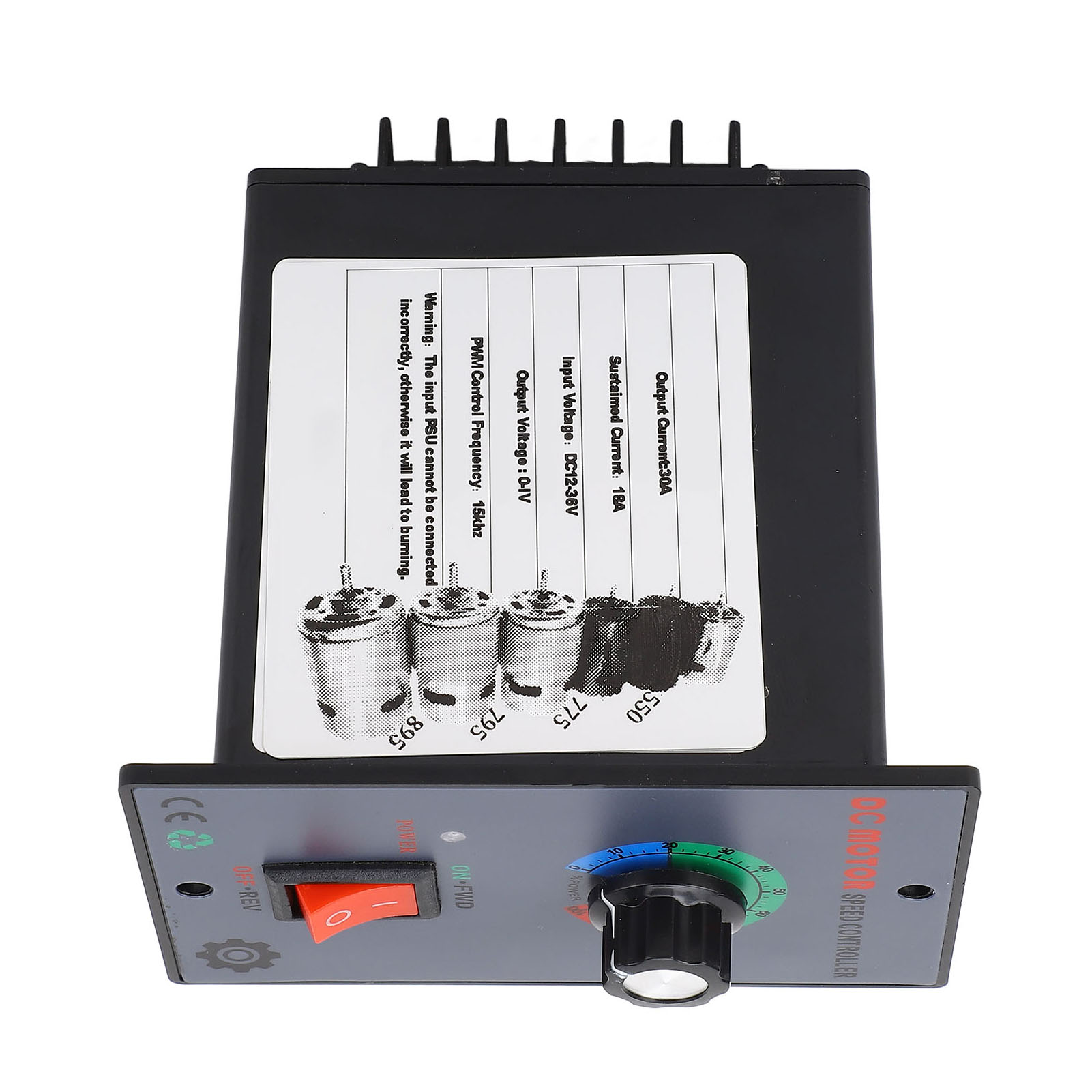 30a 12-36v 15khz Pwm-motordrehzahlregler Für 550, 775, 795 Und 895 Motoren