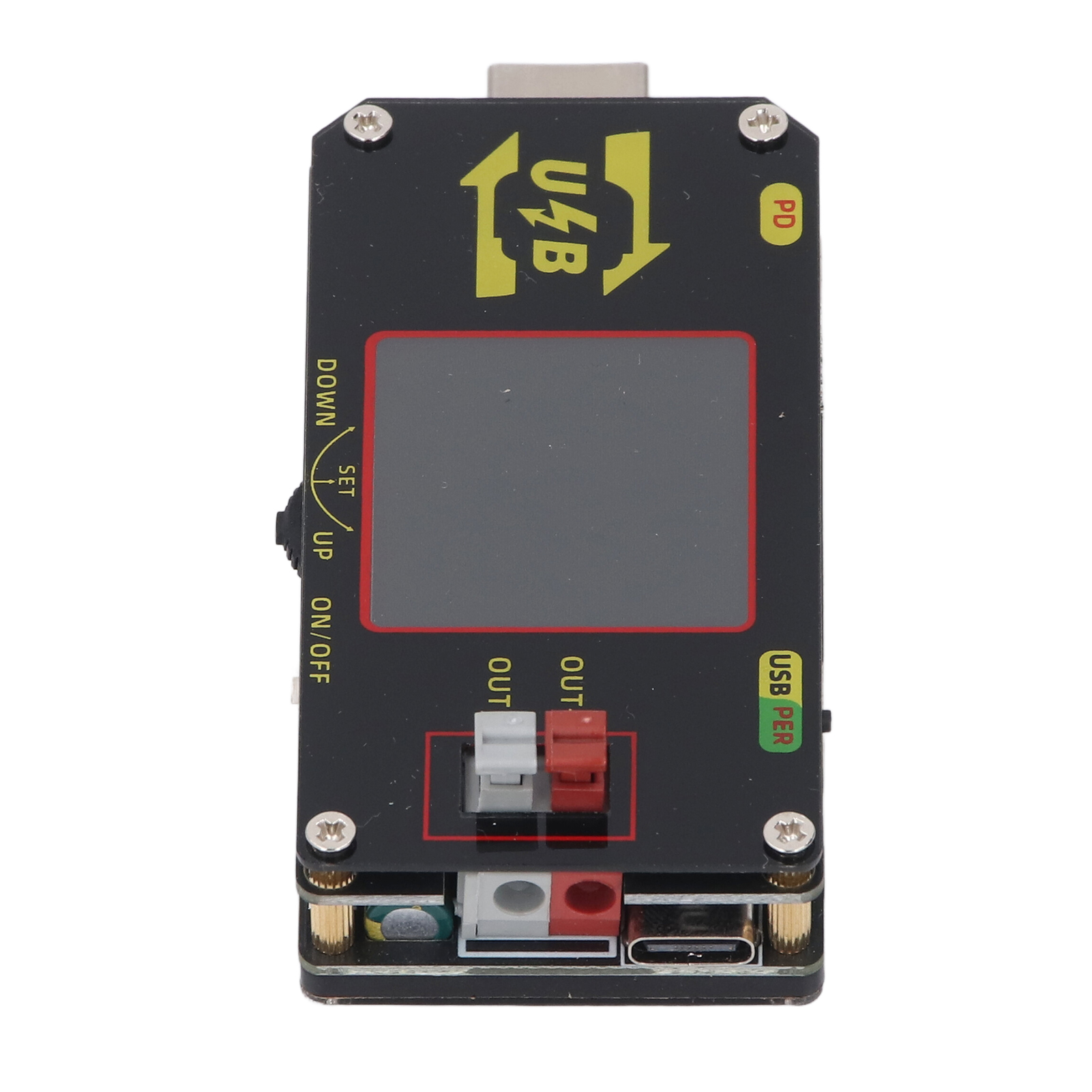 Usb-tester Mit 1,44-zoll-lcd-bildschirm, Usb-3.0-schnittstelle, Spannungs- Und Strommessung, Schnellladeprotokoll Und Kapazitätstester