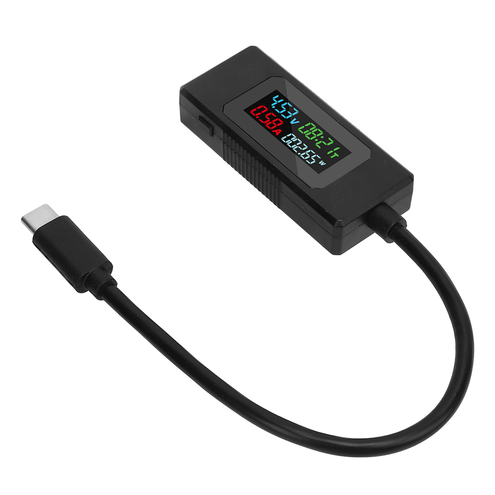 Usb-c-tester 4–30 V 0–6,5 A – Digitales Multimeter Typ C – Spannungs-, Strom- Und Kapazitätsmessung