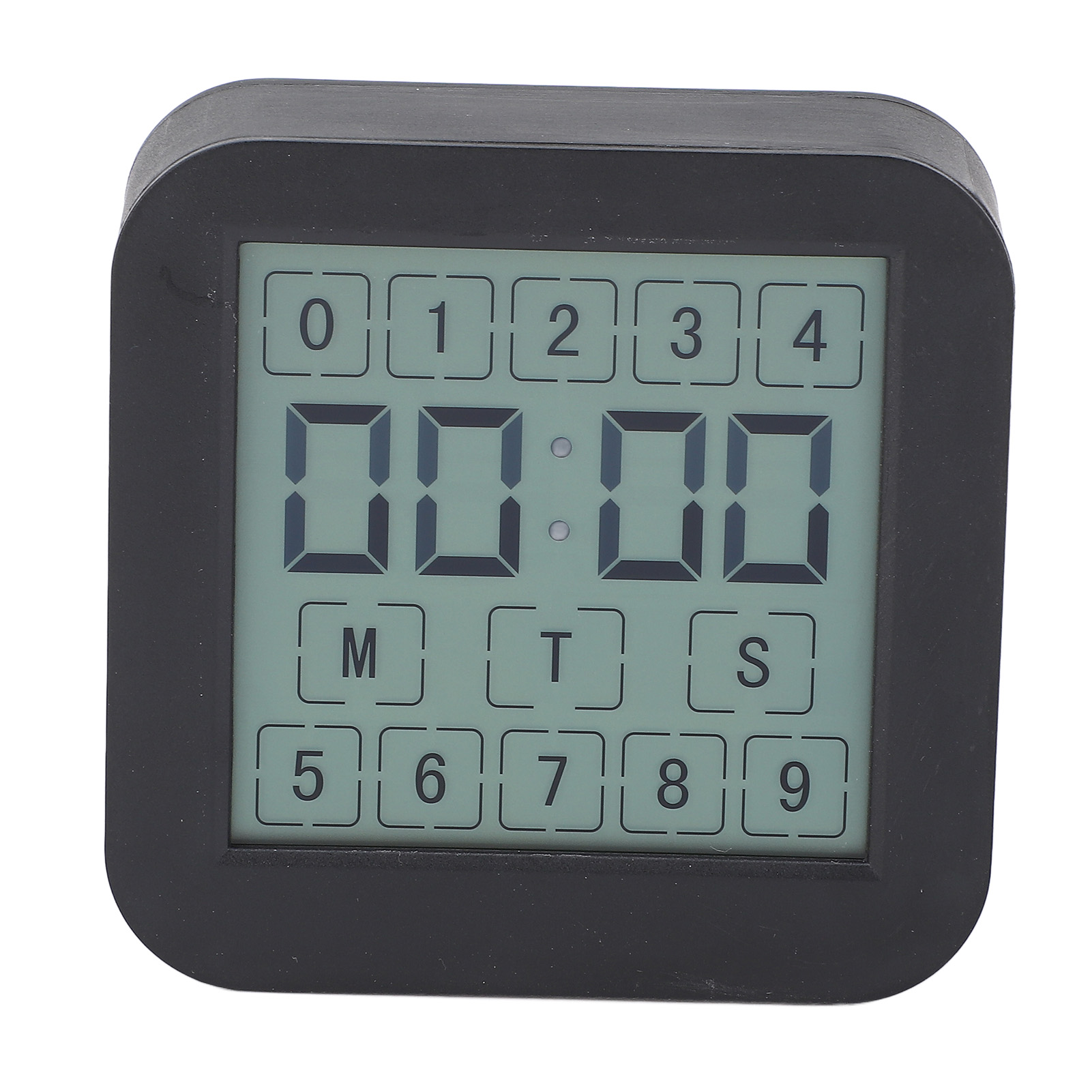 Digitales Thermometer-hygrometer Mit Timer Und Uhr, Hintergrundbeleuchtetem Lcd-display, Temperatur- Und Feuchtigkeitsanzeige