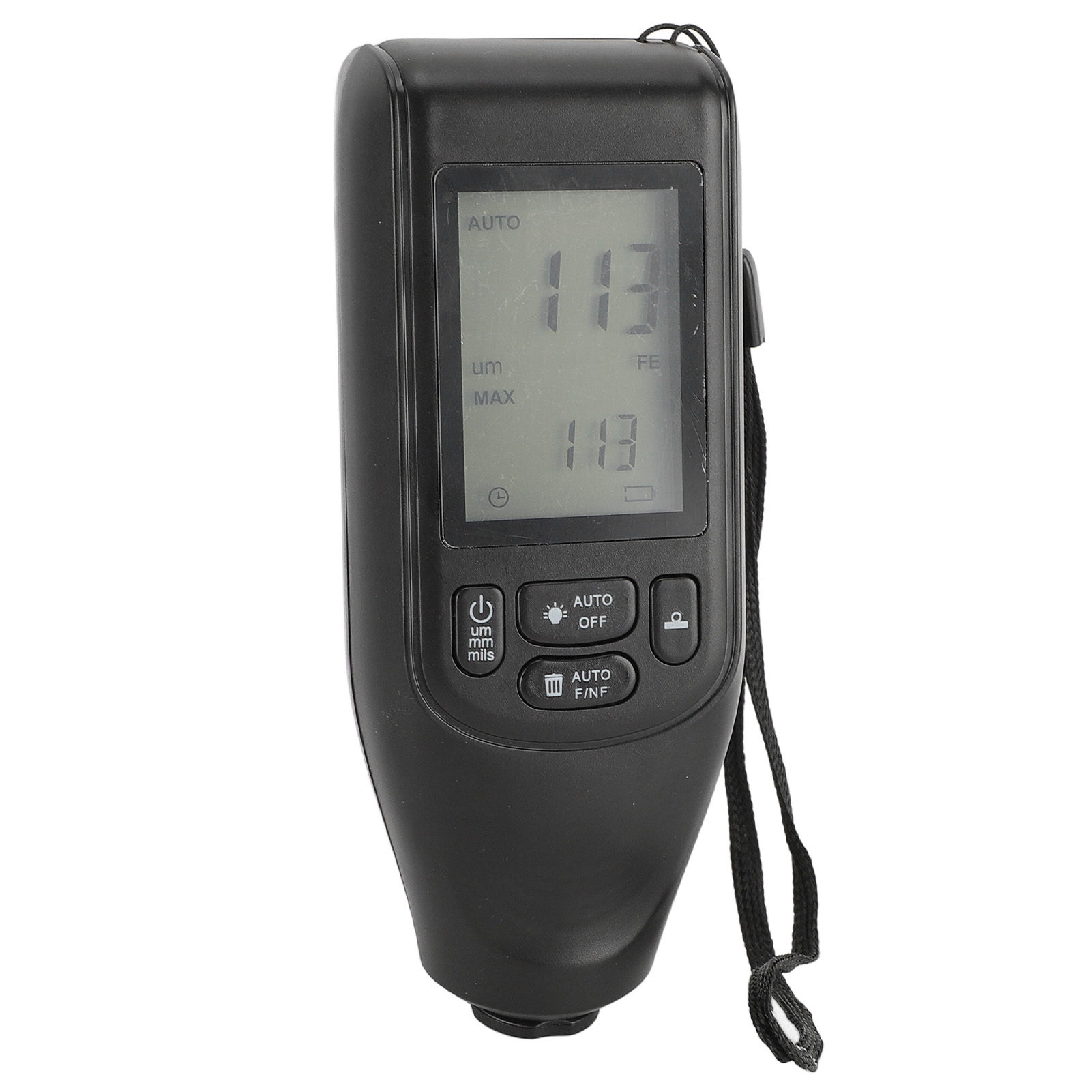 Lackschichtdickenmessgerät 0–2000 Μm, 3 Einheiten, Fe Nfe, Automatische Erkennung, Digitale Schichtdickenmessung Für Schwarze Industrielle Anwendungen