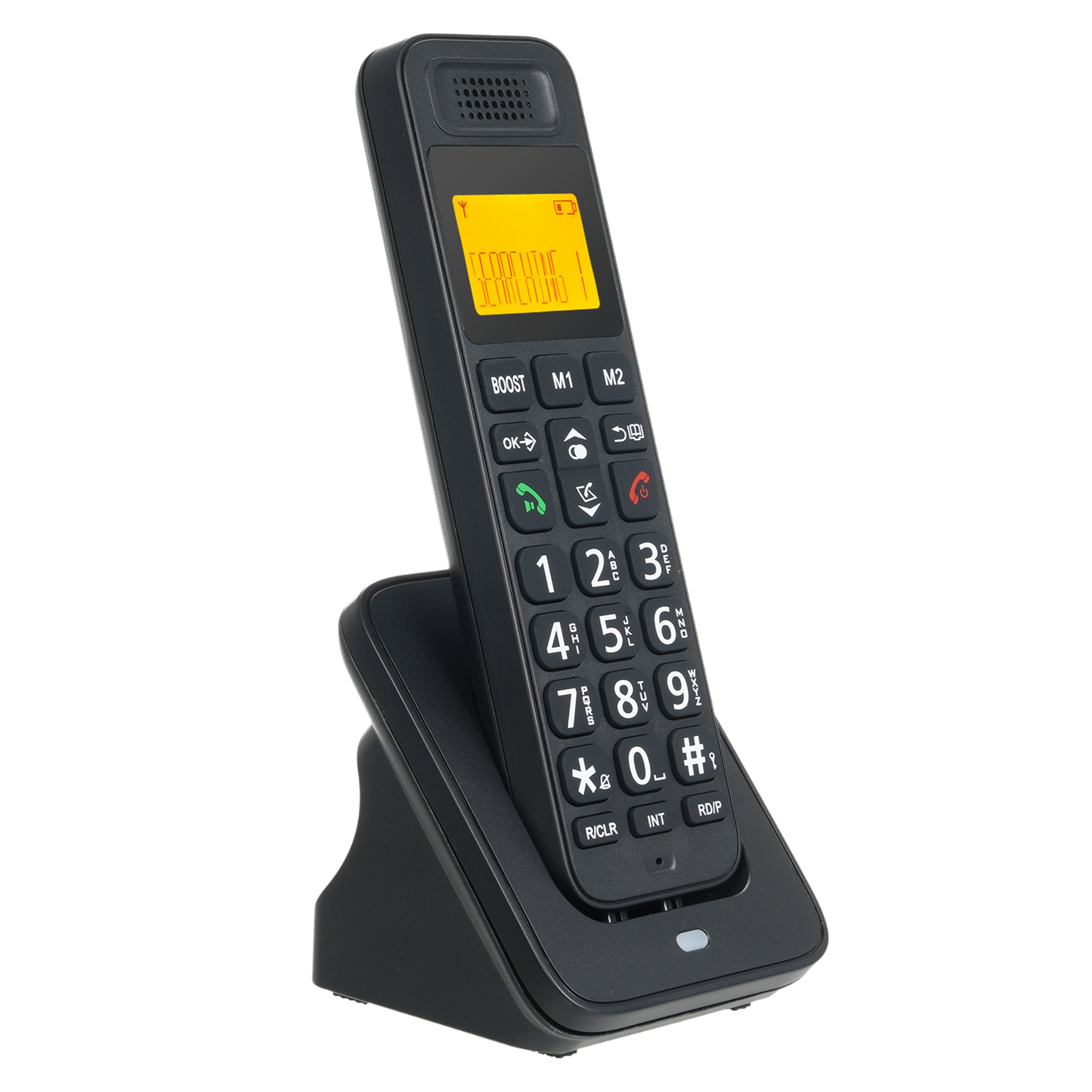 Erweiterbares Schnurloses Telefon Mit Lcd-bildschirm, Kompatibel Mit 5 Mobilteilen, Ideal Für Zuhause, Büro Und Geschäft.