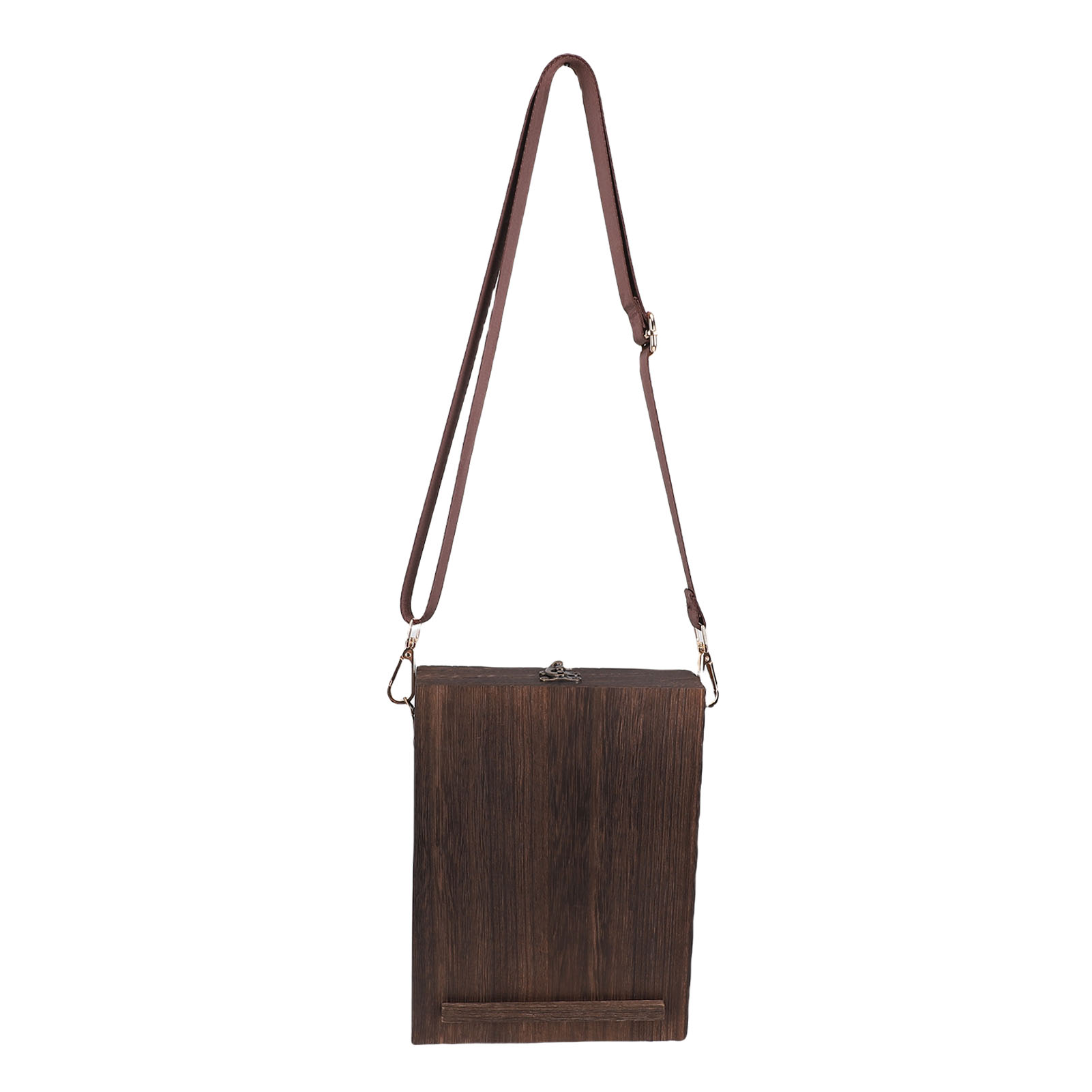Tragbare Schreibtasche Aus Holz, Künstlertasche Mit Staffelei Und Verstellbarem Schultergurt Für Die Malerei Im Freien