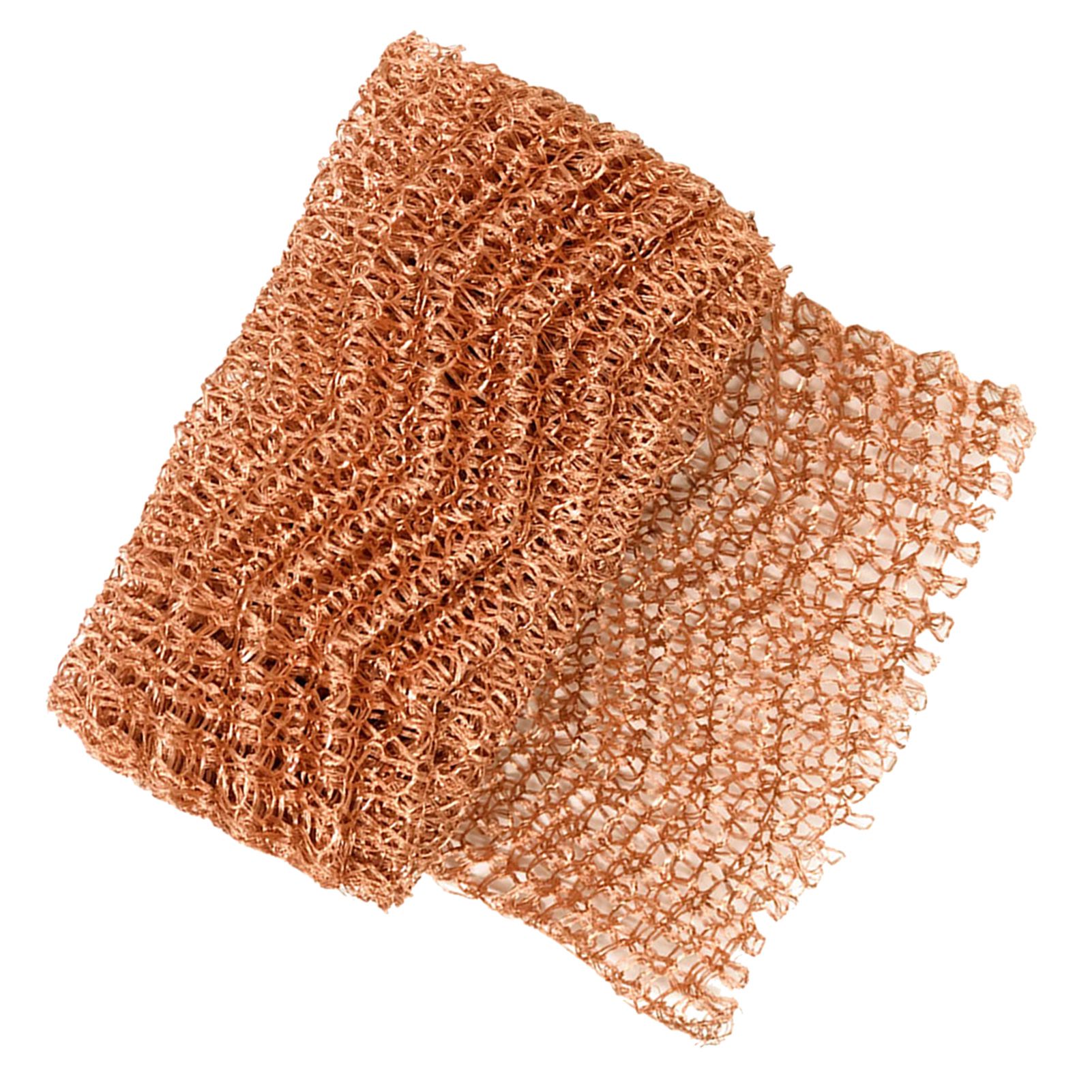 12,7 Cm X 6 M Kupfergewebe-dampffilterrolle, Schneckenabweisend, Gestricktes Kupfergewebe