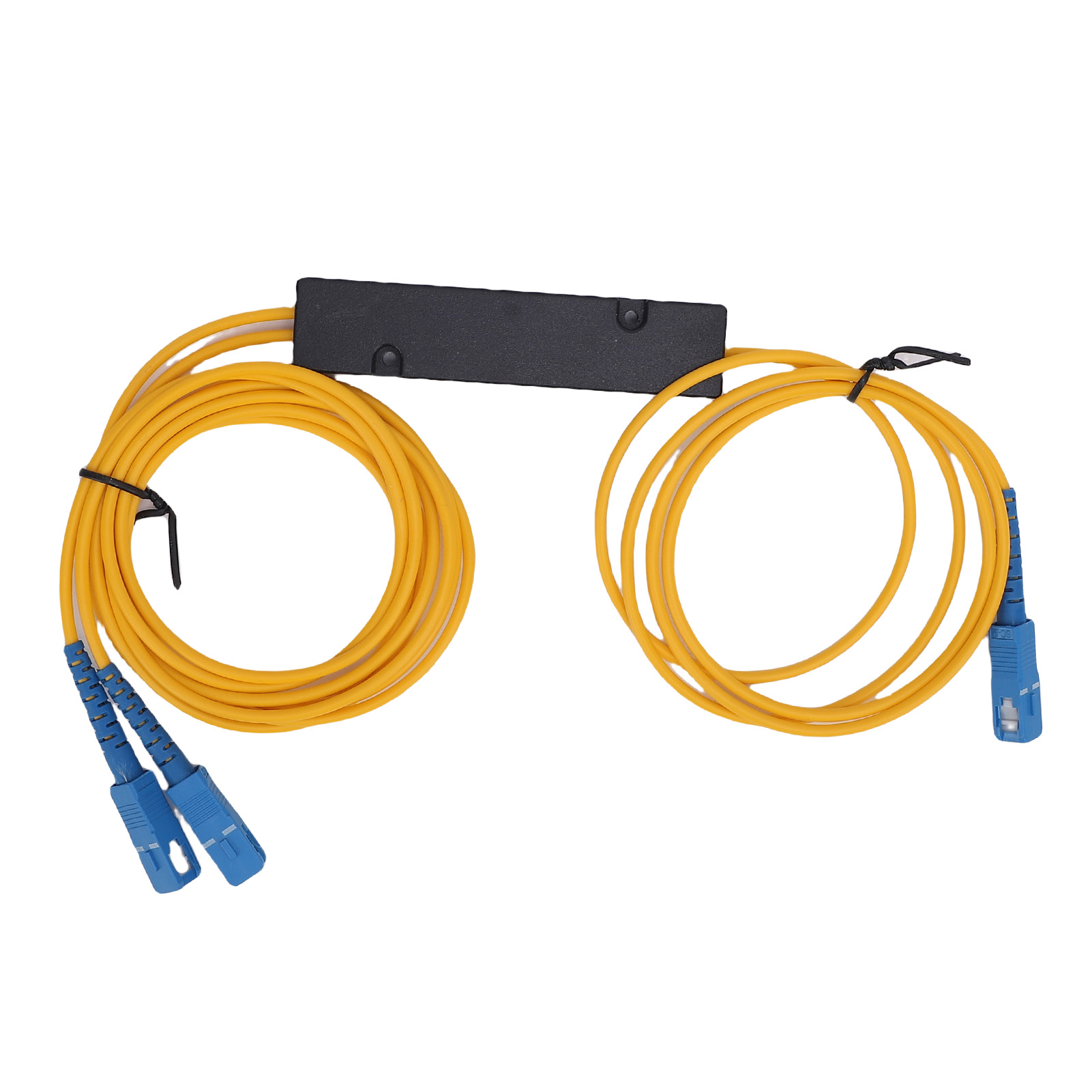 Singlemode 1-zu-2 Glasfaser-splitterkabel G657a1 Sc Fc Lc St 1310-1550 Nm