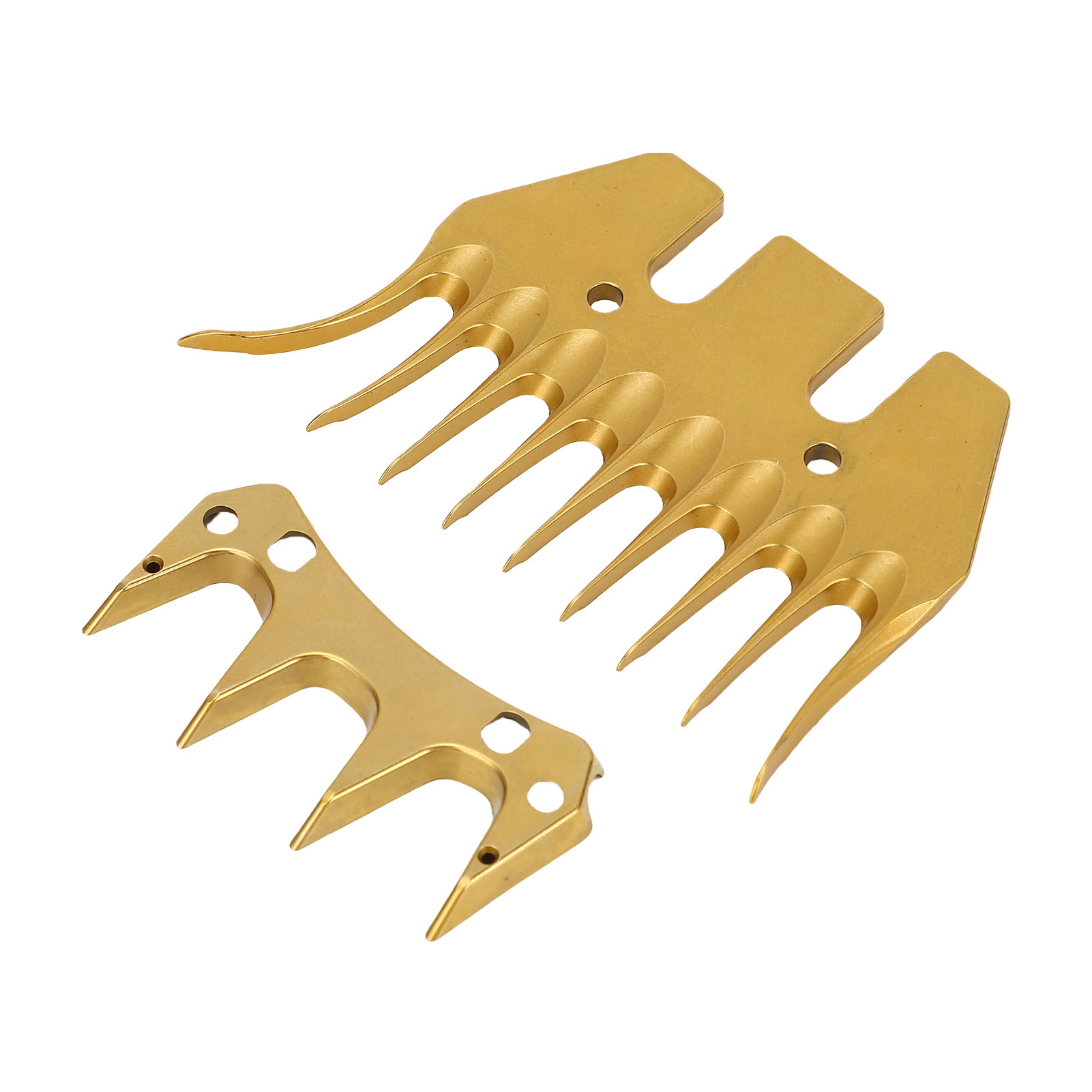 Ersatzklingen Für Schafschermaschinen, Goldfarben, 9 Gebogene Zähne, Kohlenstoffstahl, Ersatzklingen Für Rinderschermaschinen